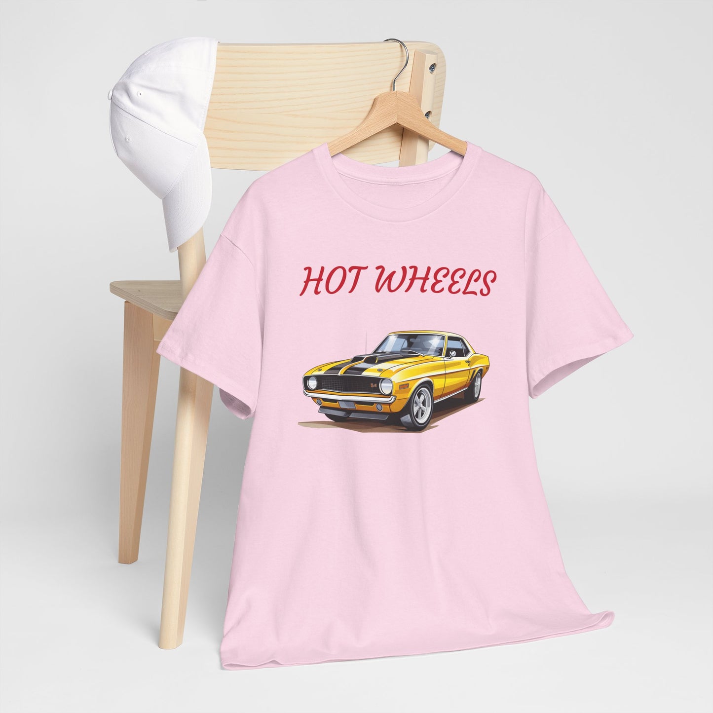 Princess Grace Retro Hot Wheels Unisex Heavy Cotton Tee Classic Car Graphic T-Shirt