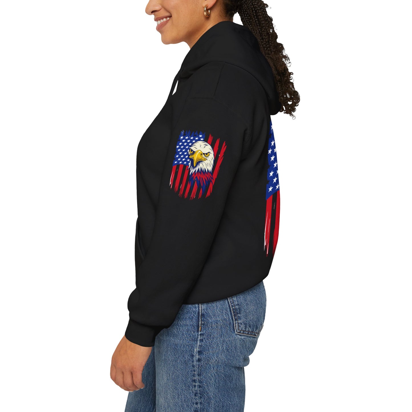 Princess Grace Patriotic Eagle Unisex Heavy Blend Hoodie