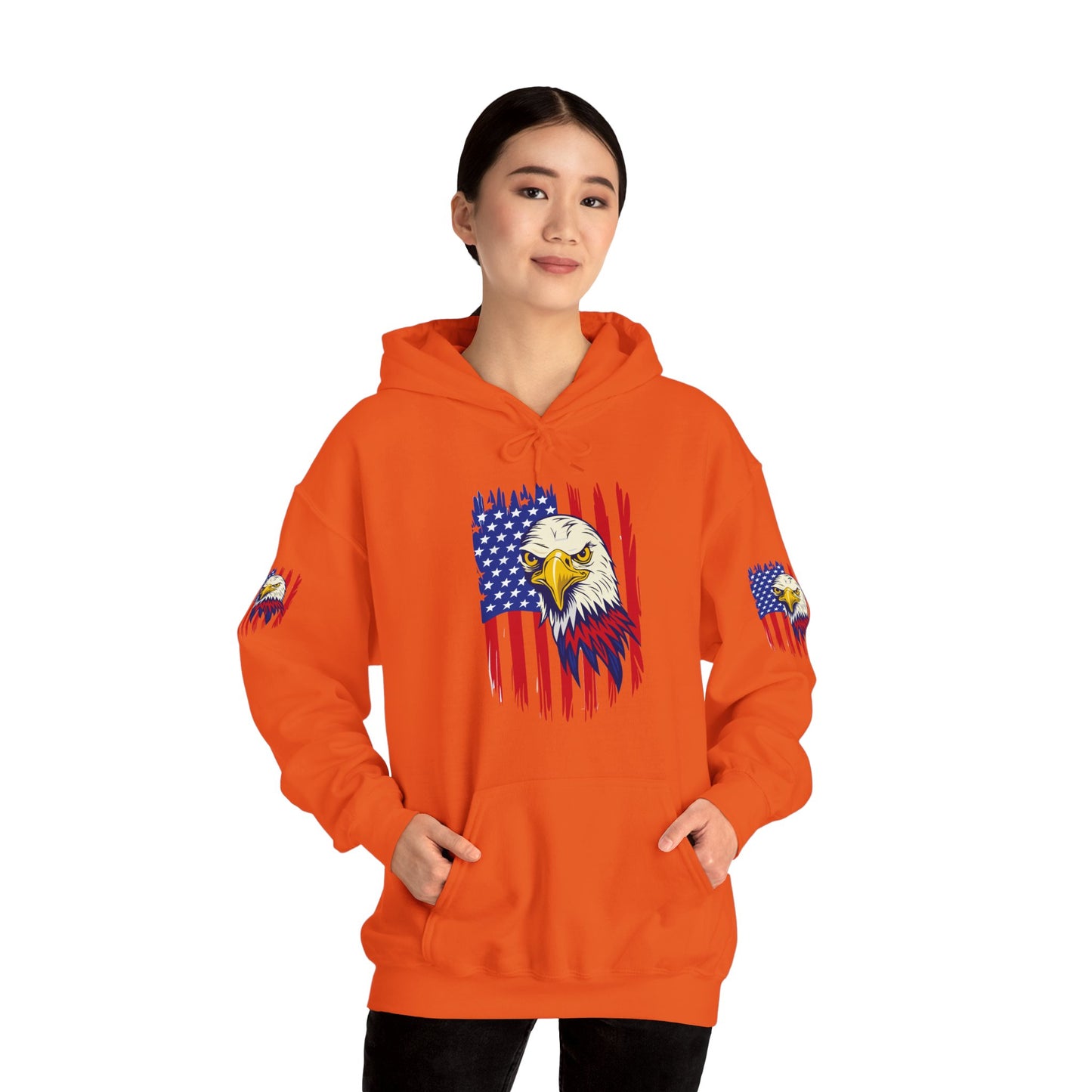 Princess Grace Patriotic Eagle Unisex Heavy Blend Hoodie