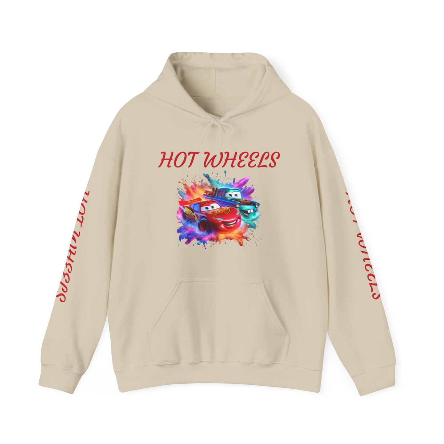 Princess Grace Cool Hot Wheels Unisex Hooded Sweatshirt Perfect for Car Enthusiasts