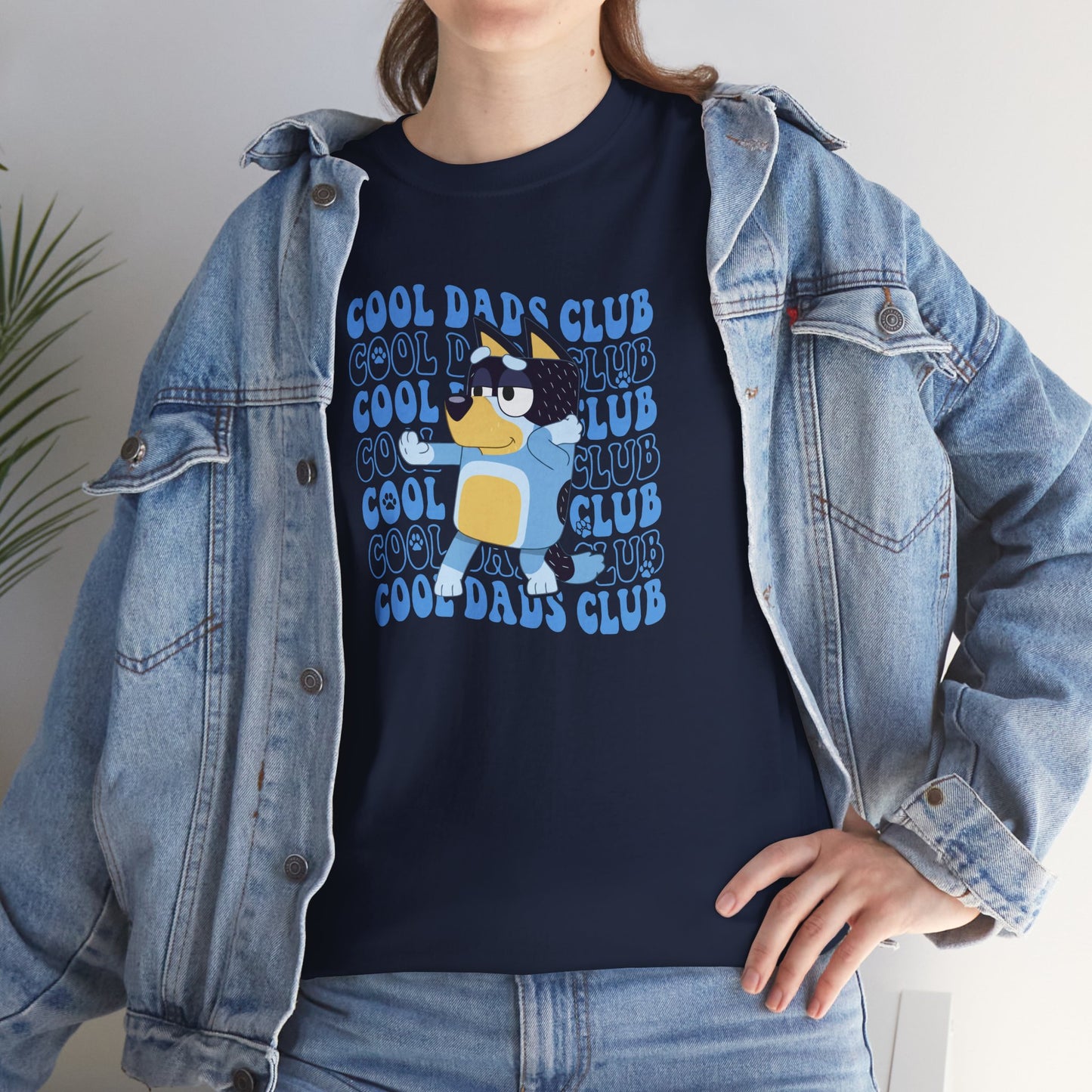 Princess Grace Bluey Cool Dads Club Unisex Heavy Cotton Tee