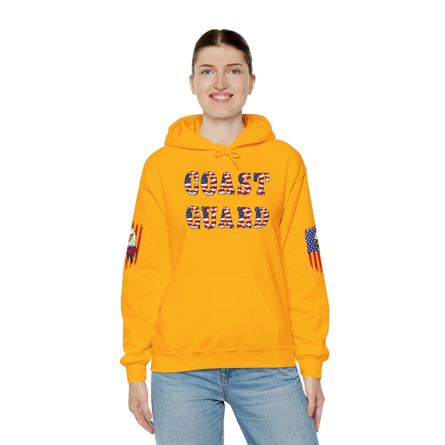 Princess Grace Patriotic Coast Guard Sweatshirt Unisex Heavy Blend Hoodie