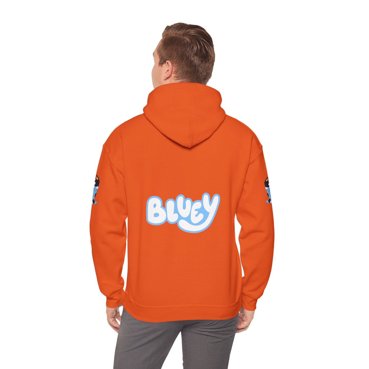 Princess Grace Bluey Unisex Heavy Blend Hoodie Cozy Cartoon Sweatshirt for Kids & Adults