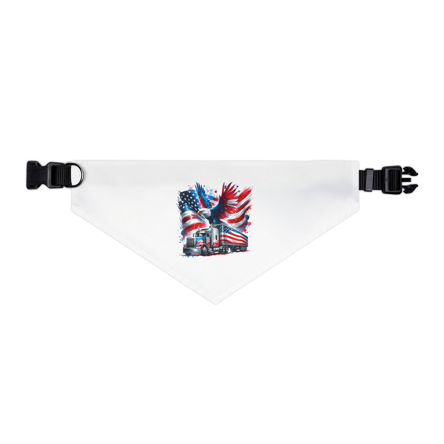 Princess Grace Patriotic Pet Bandana Collar USA Flag Design for Dogs