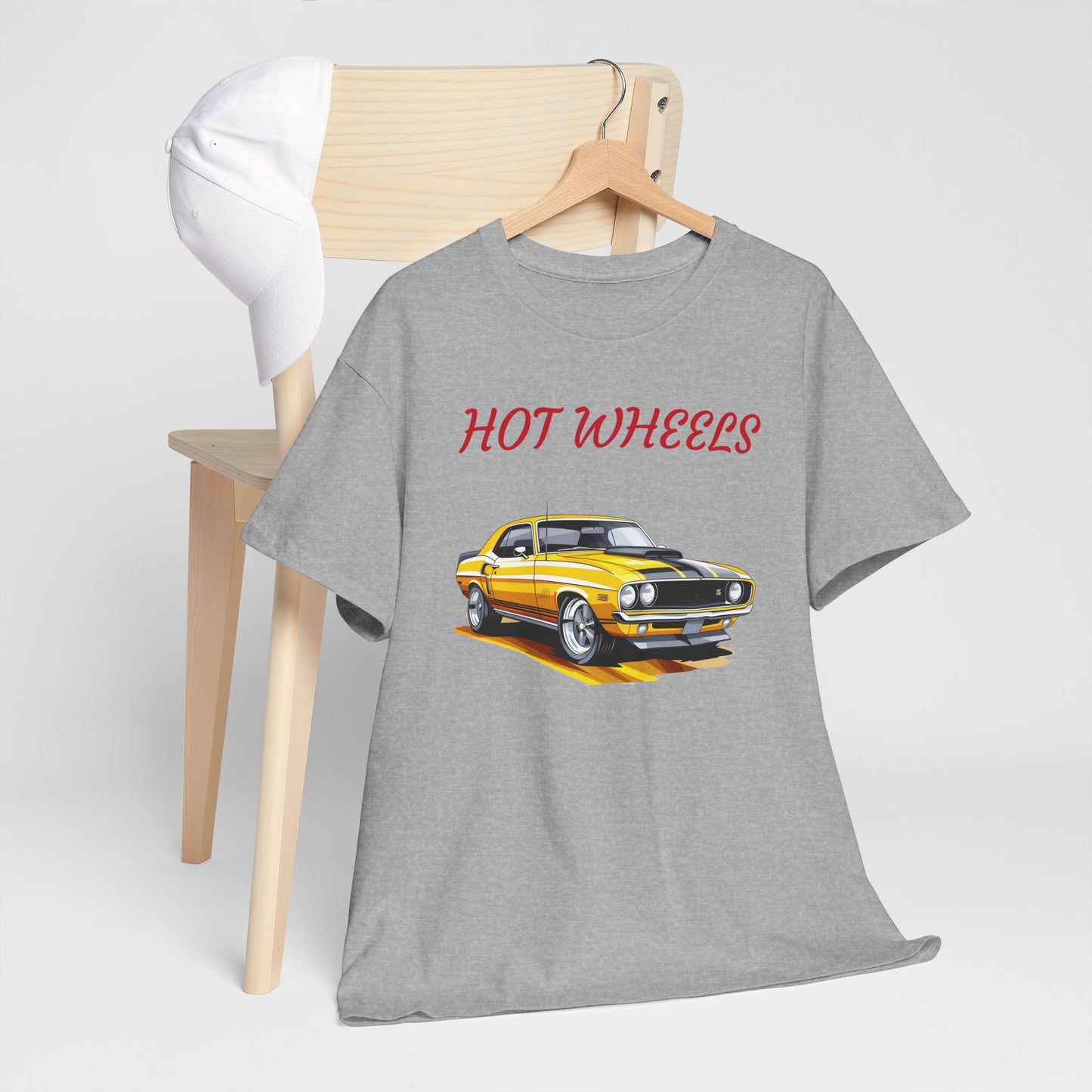 Princess Grace Vintage Hot Wheels Unisex Heavy Cotton Tee Classic Car Design