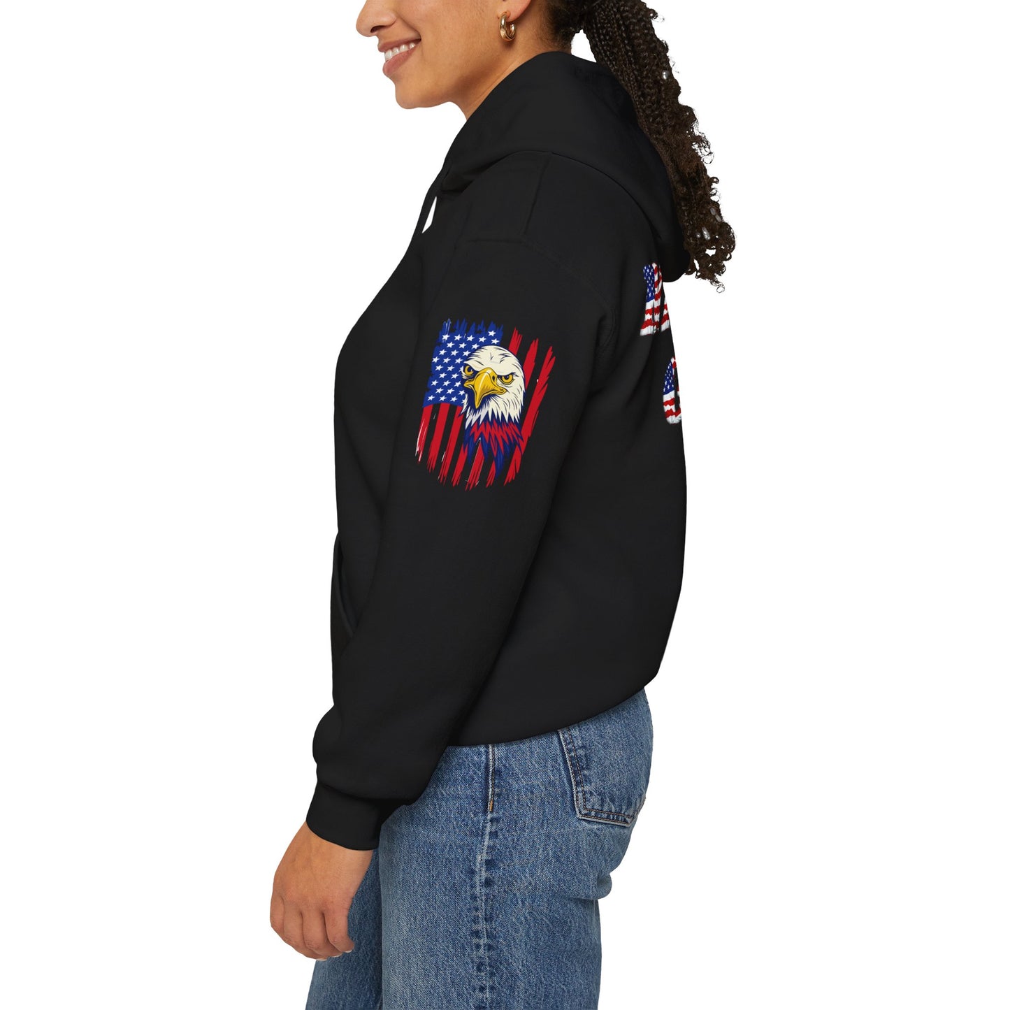 Princess Grace National Guard Patriotic Hoodie Unisex Heavy Blend Sweatshirt