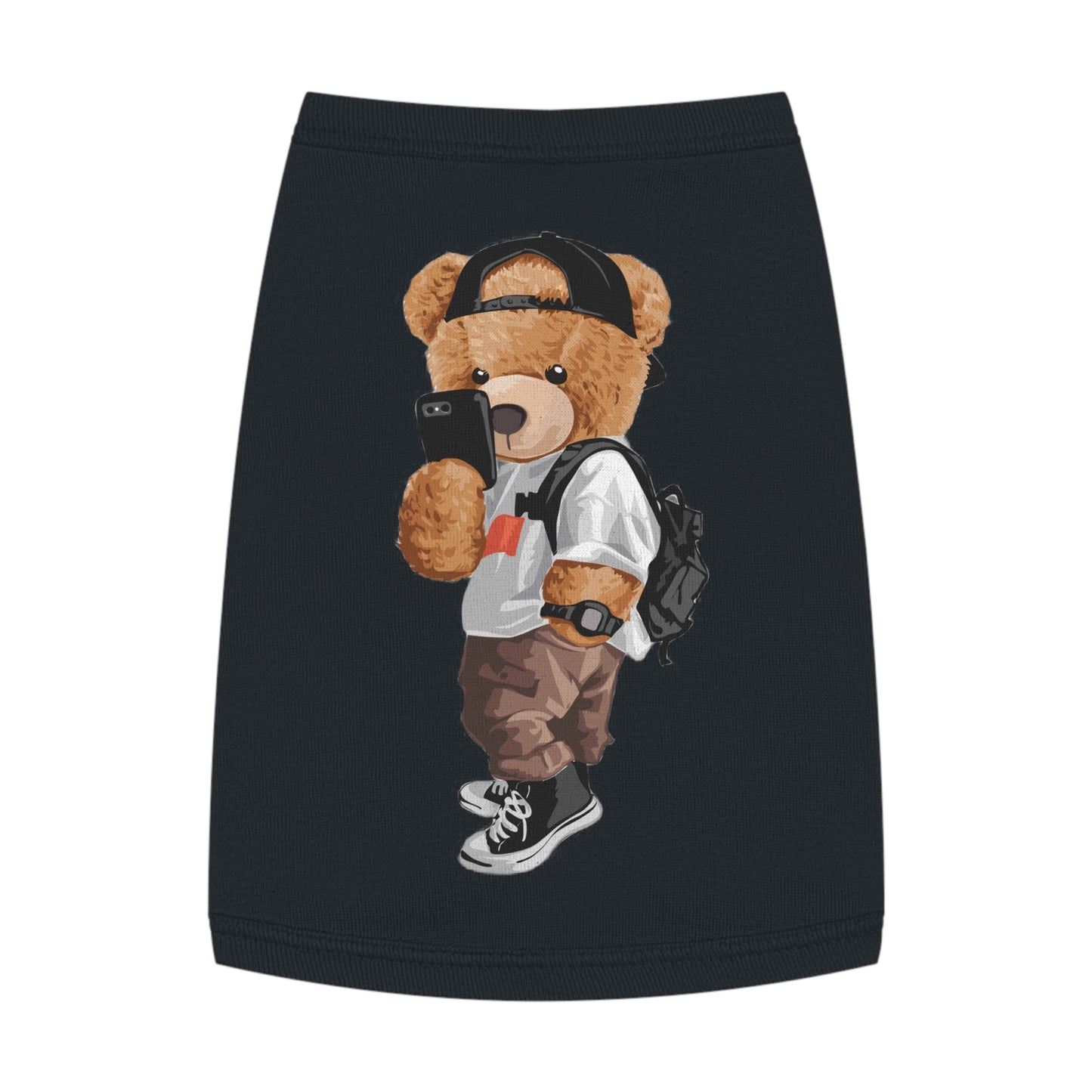 Princess CUTE Trendy Bear Graphic Pet Tank Top Stylish Outfit for Dogs and Cats