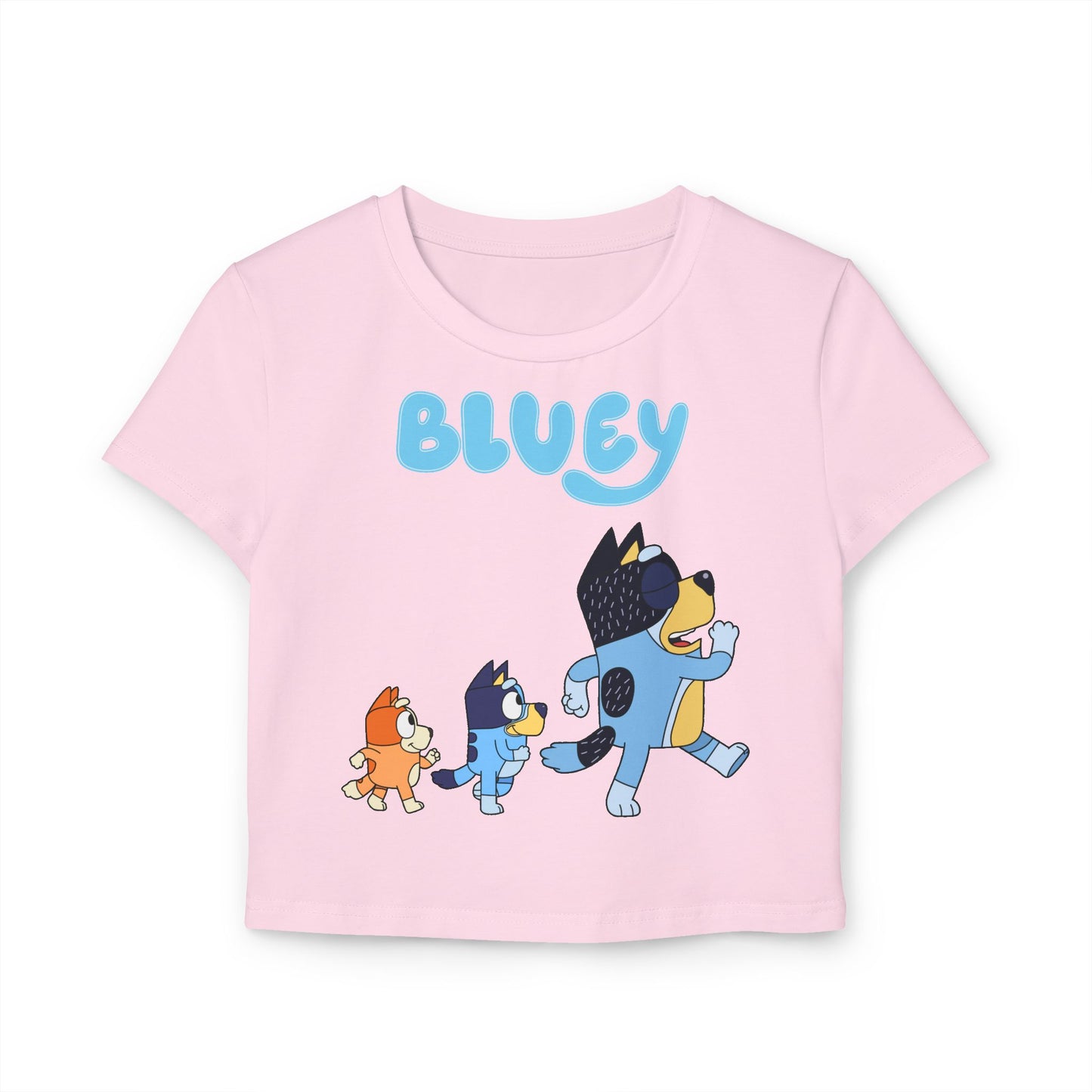 Princess Grace Bluey Graphic Baby Tee Cute Cartoon T-Shirt for Playtime