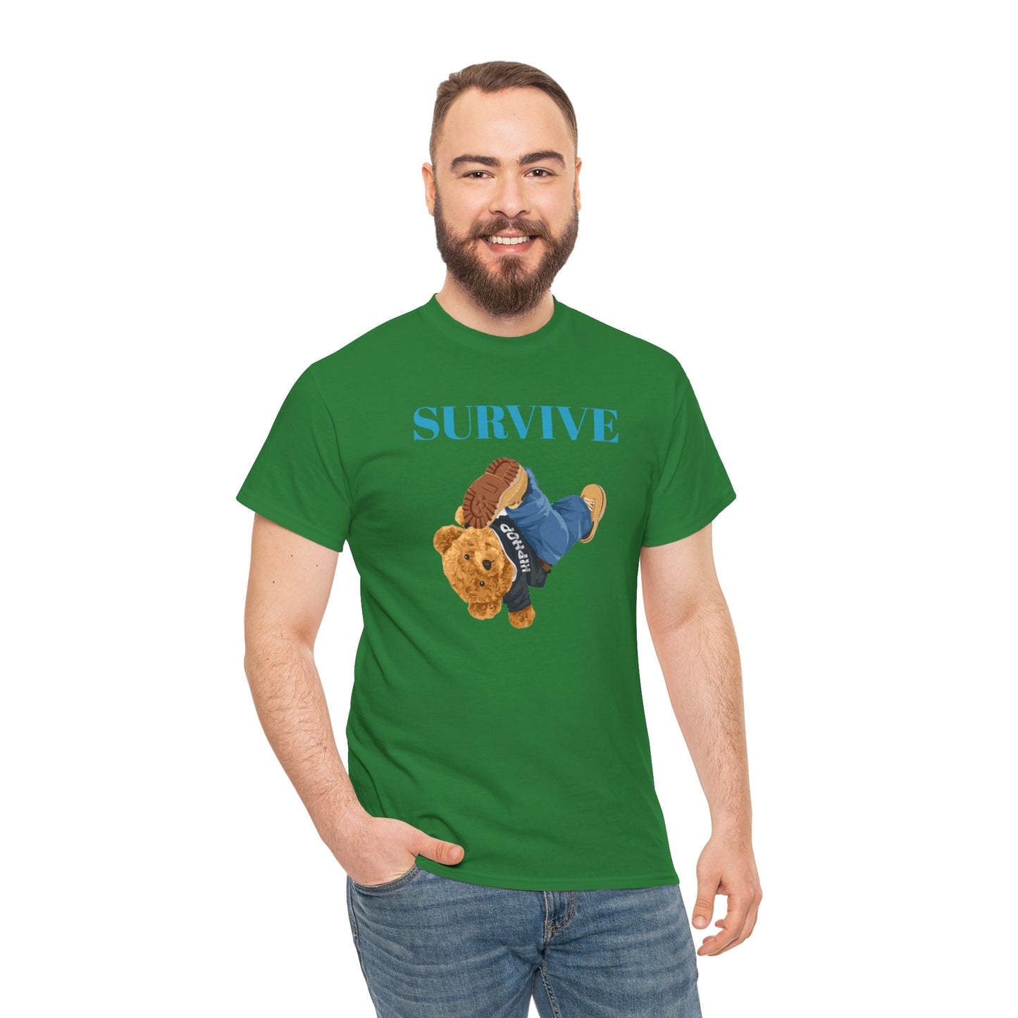 Princess Grace Survive Graphic Unisex Heavy Cotton Tee