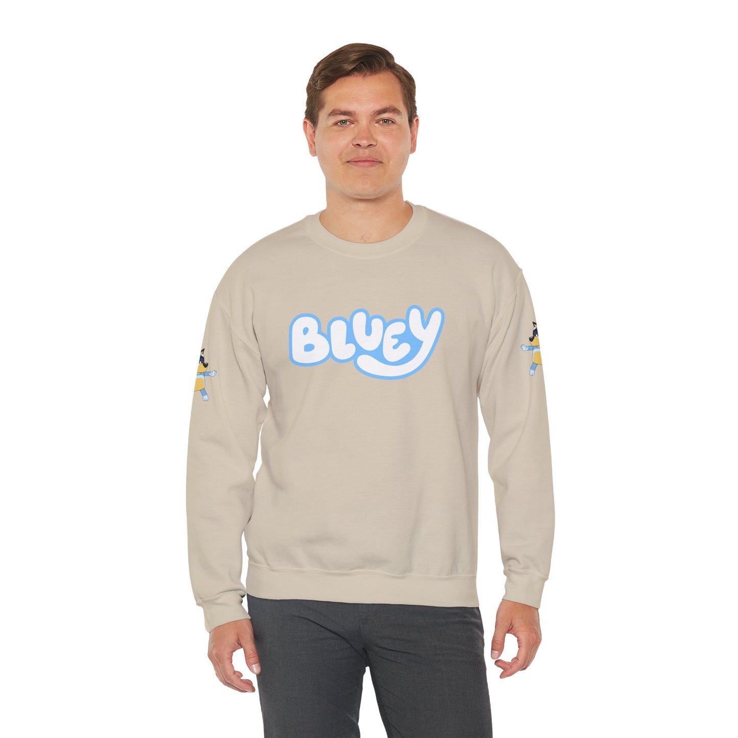 Princess Grace Bluey Crewneck Sweatshirt Cozy Unisex Pullover for Kids & Adults