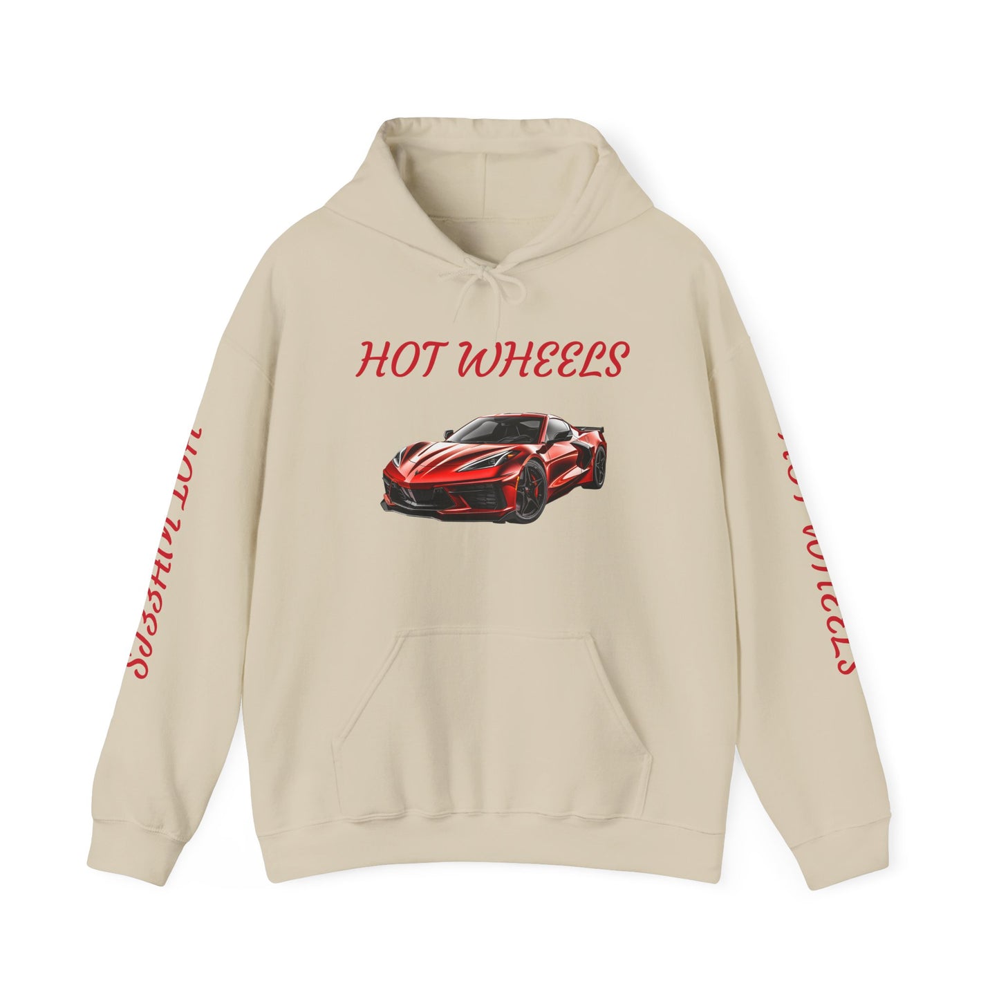Princess Grace Hot Wheels Unisex Hooded Sweatshirt Stylish Car Graphic Sweatshirt for Car Enthusiasts