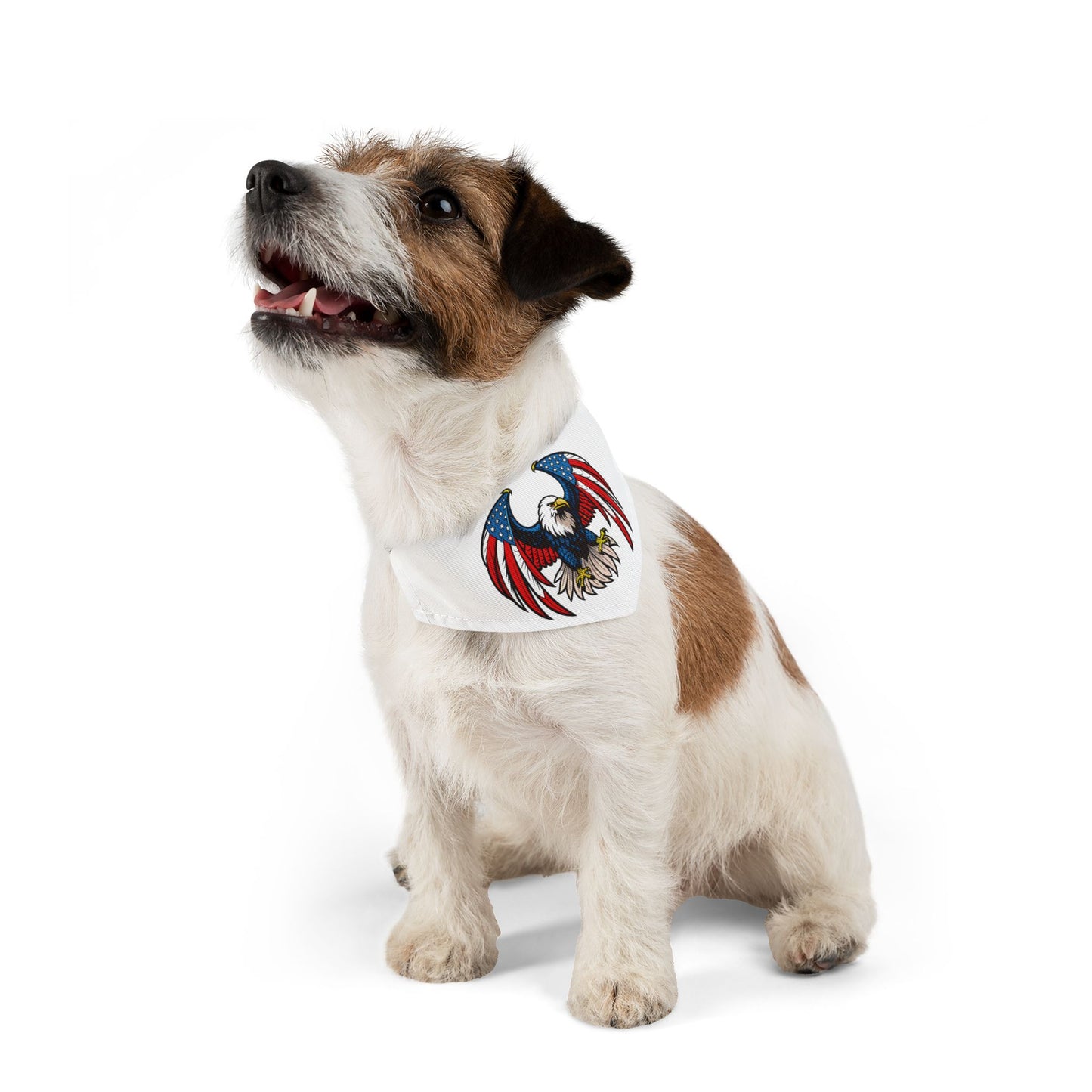 Princess Grace Patriotic Eagle Pet Bandana Collar for Dogs Perfect for 4th of July Celebrations