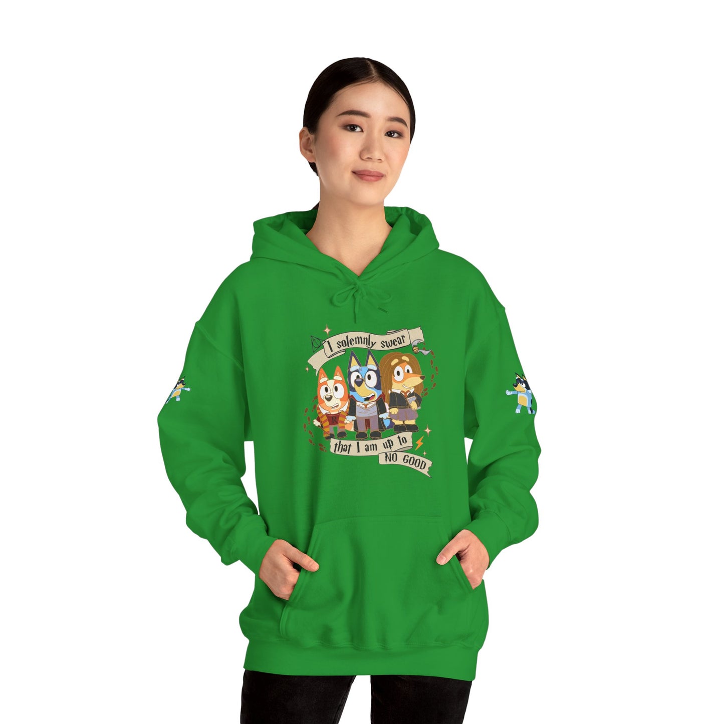 Princess Grace Bluey I Sincerely Sweet! Unisex Heavy Blend Hooded Sweatshirt for Fun Loving Fans