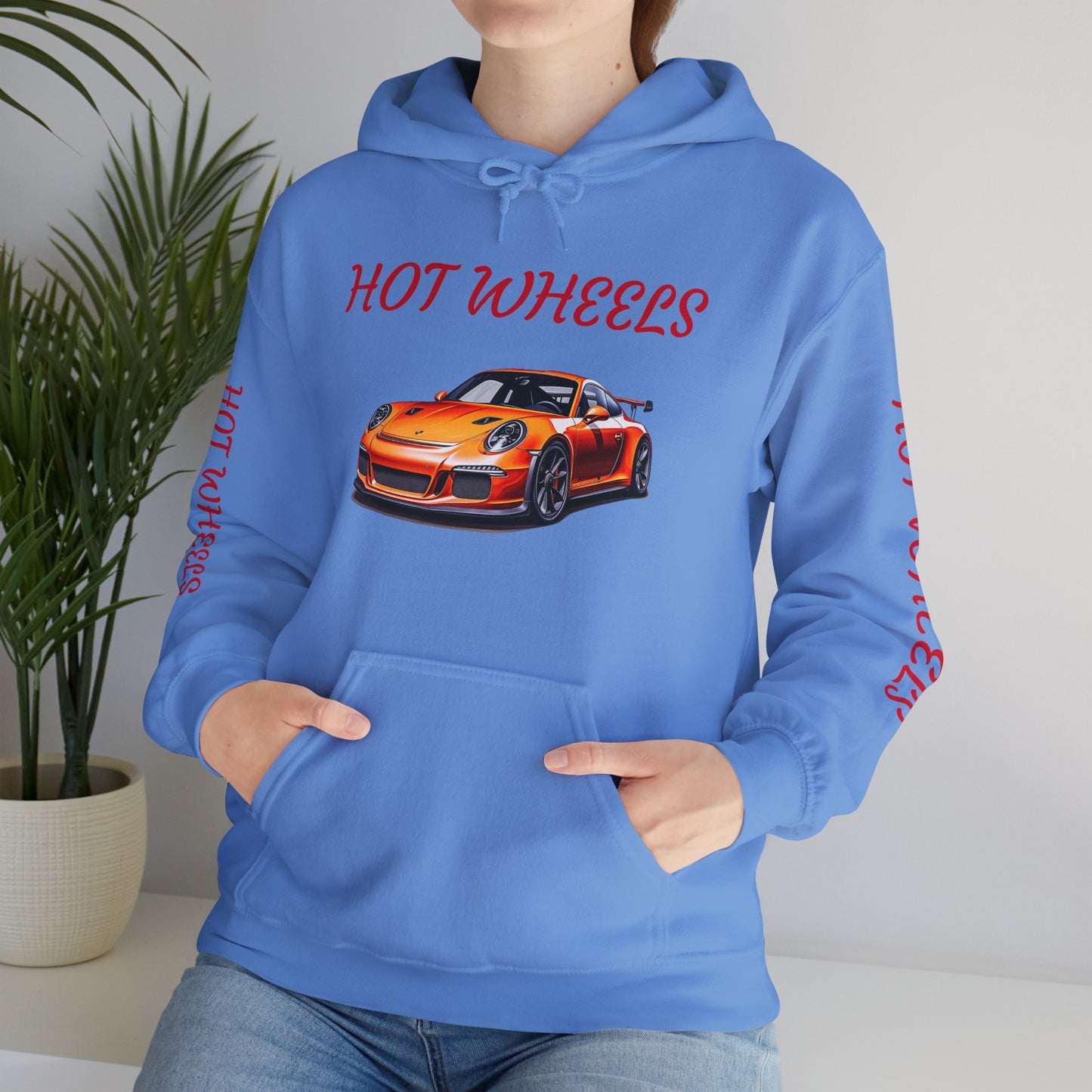 Princess Grace Hot Wheels Unisex Heavy Blend Hooded Sweatshirt Perfect for Car Enthusiasts Ideal Gift for Birthdays and Celebrations