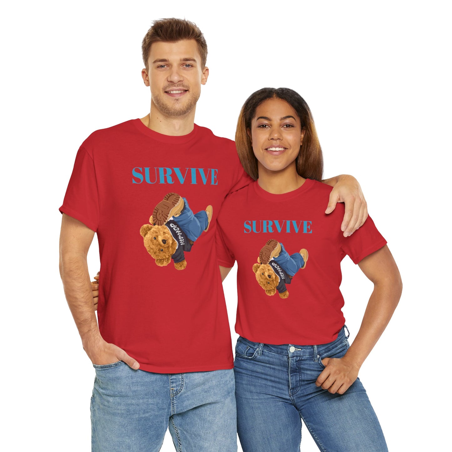 Princess Grace Survive Graphic Unisex Heavy Cotton Tee