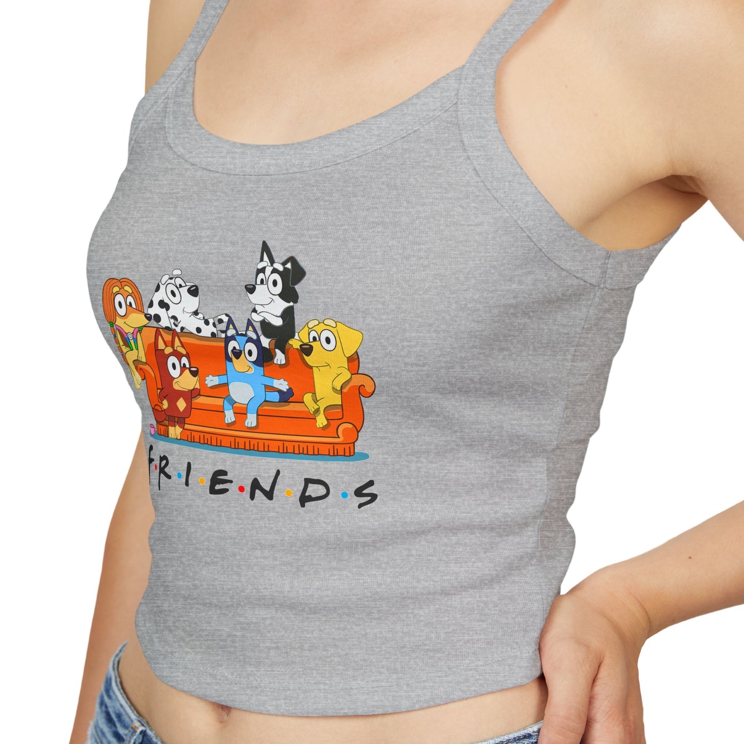 Princess Grace Bluey & Friends Women's Spaghetti Strap Tank Top