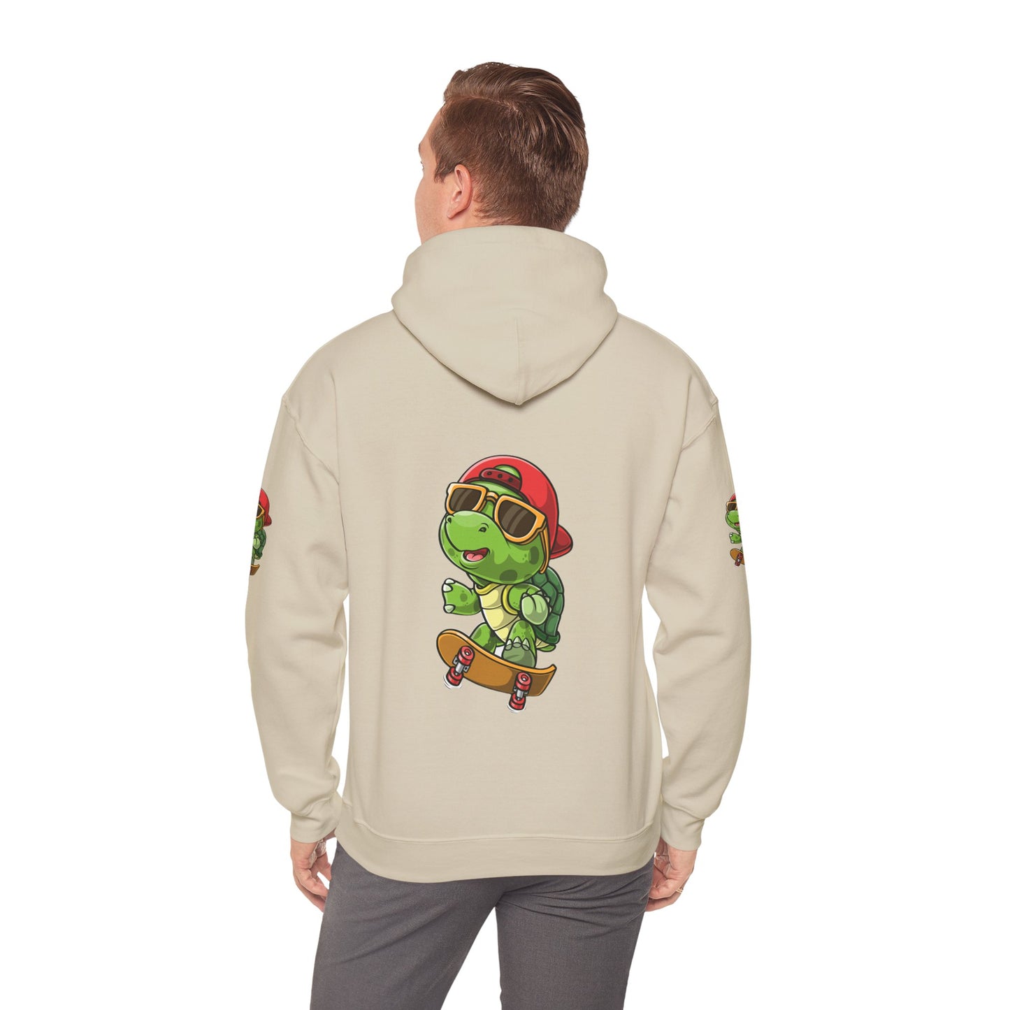 Princess Grace Cool Skateboarding Turtle Unisex Hoodie Fun and Stylish