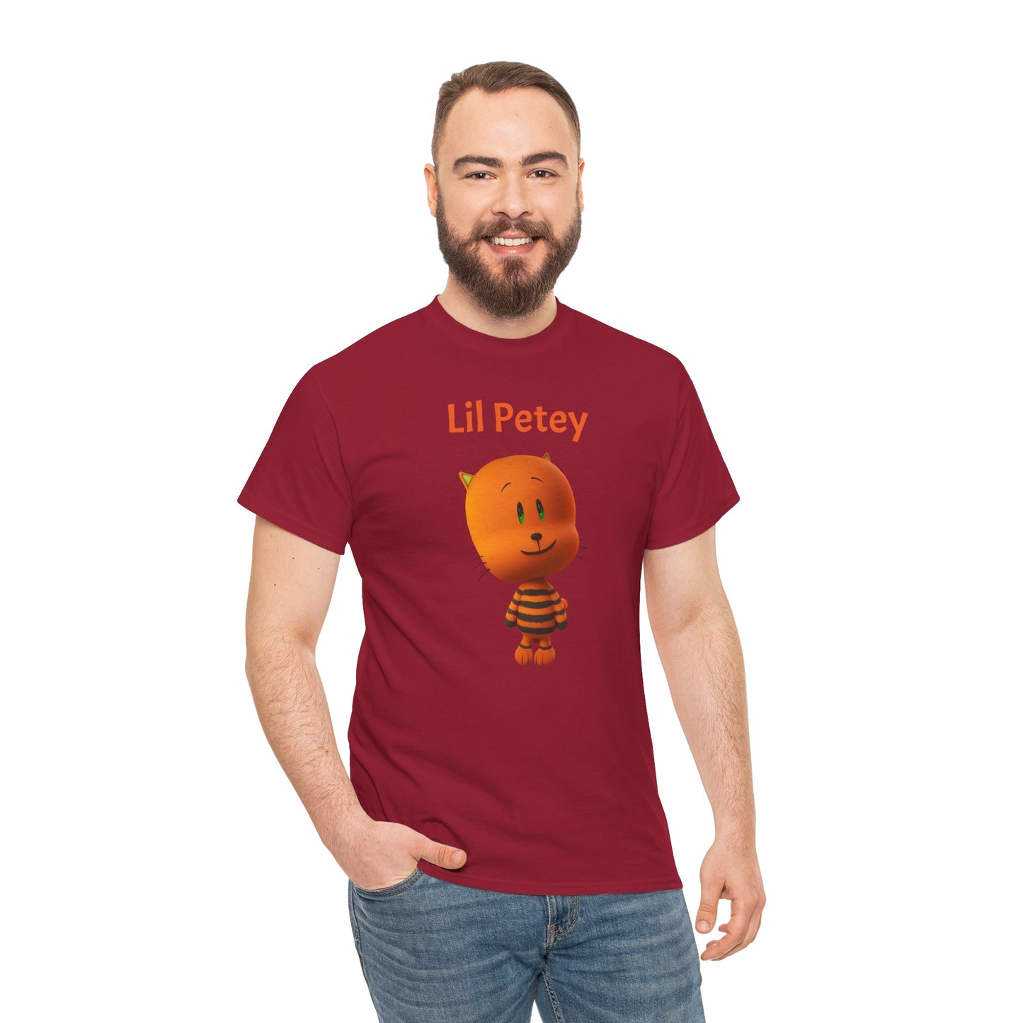 Princess Grace Lil Petey Unisex Heavy Cotton Tee Fun & Playful Cartoon T-Shirt for Kids and Adults