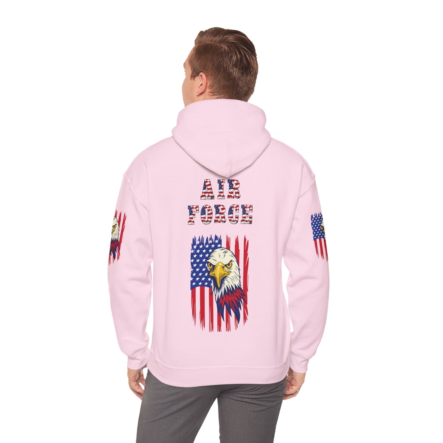 Princess Grace Unisex Air Force Hoodie with Eagle Design