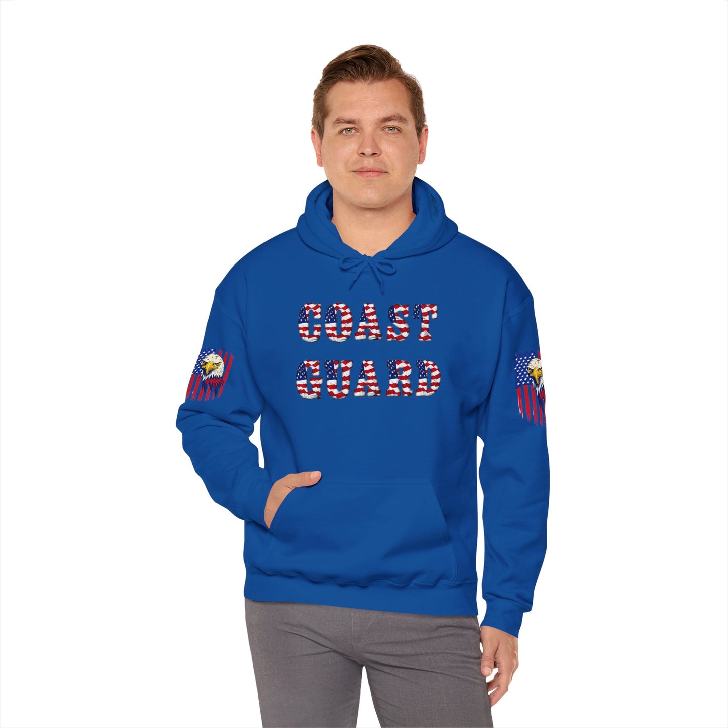 Princess Grace Patriotic Coast Guard Sweatshirt Unisex Heavy Blend Hoodie