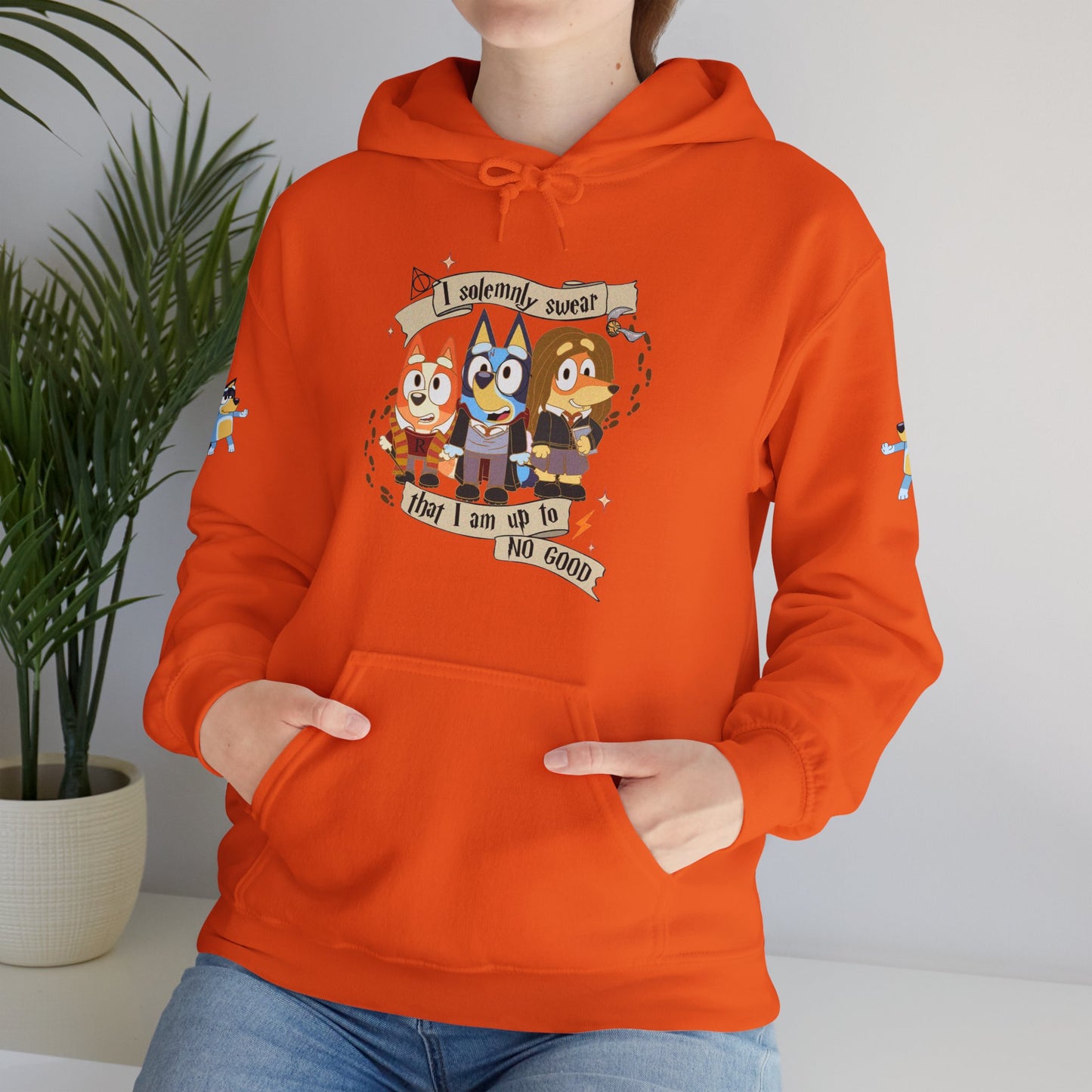 Princess Grace Bluey I Sincerely Sweet! Unisex Heavy Blend Hooded Sweatshirt for Fun Loving Fans
