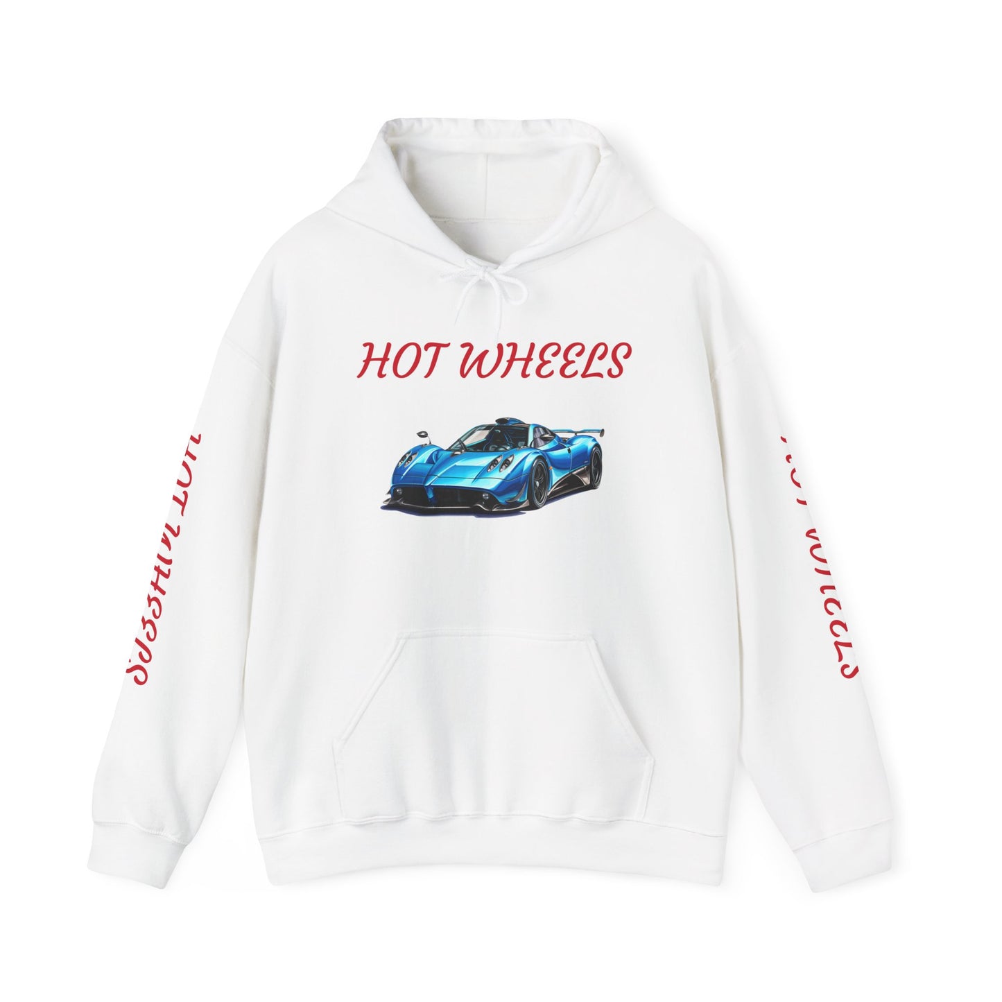 Princess Grace Unisex Heavy Blend Hot Wheels Hooded Sweatshirt Stylish Car Graphic for Auto Enthusiasts