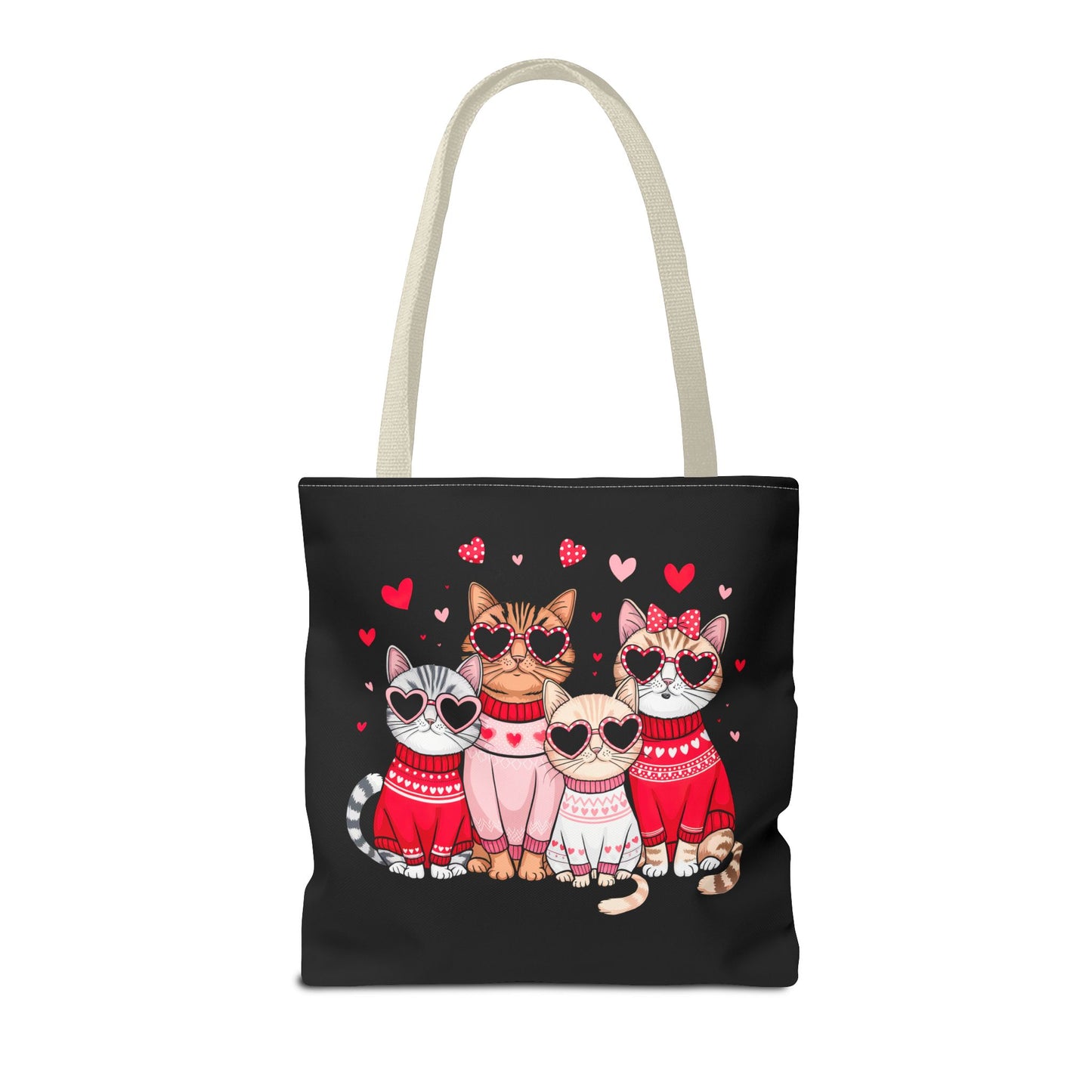 Princess Grace Cute Cat Lovers Tote Bag Valentine's Day Accessories