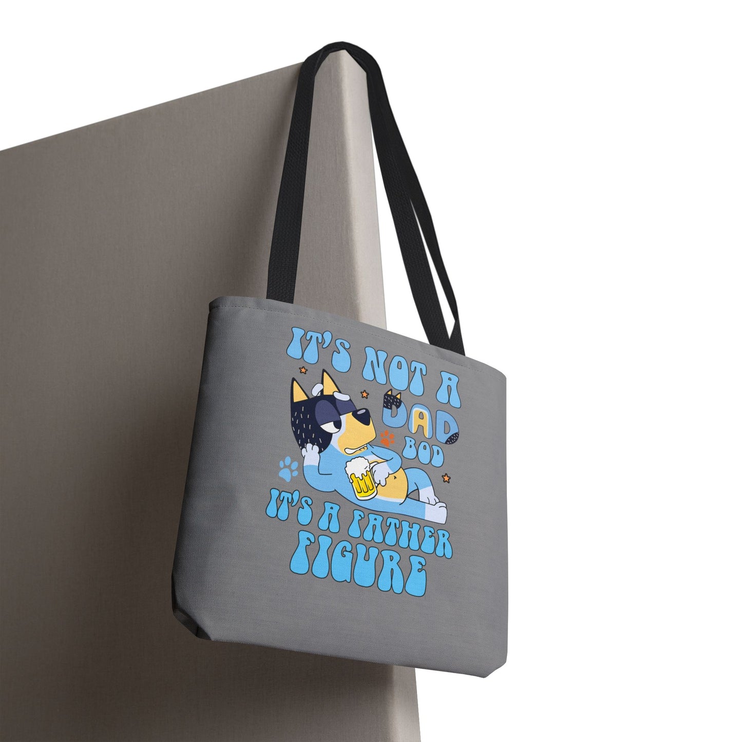Princess Grace Funny Dog Dad Tote Bag Perfect Gift for Father's Day