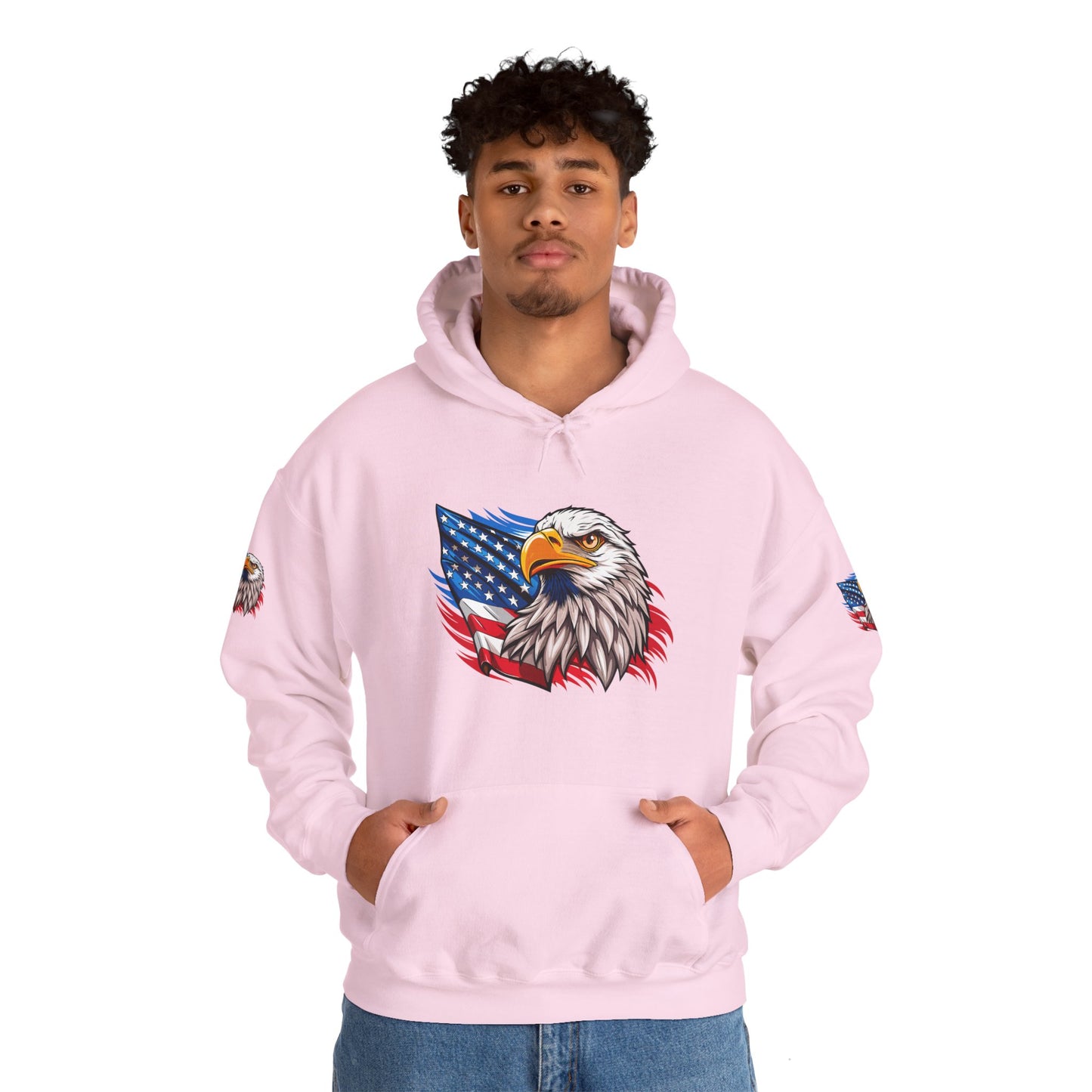 Princess Grace Patriotic Eagle Unisex Heavy Blend Hoodie
