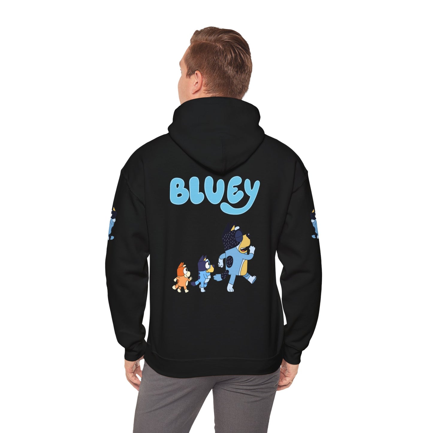 Princess Grace Bluey Unisex Hoodie Cozy Cartoon Sweatshirt for Kids & Adults
