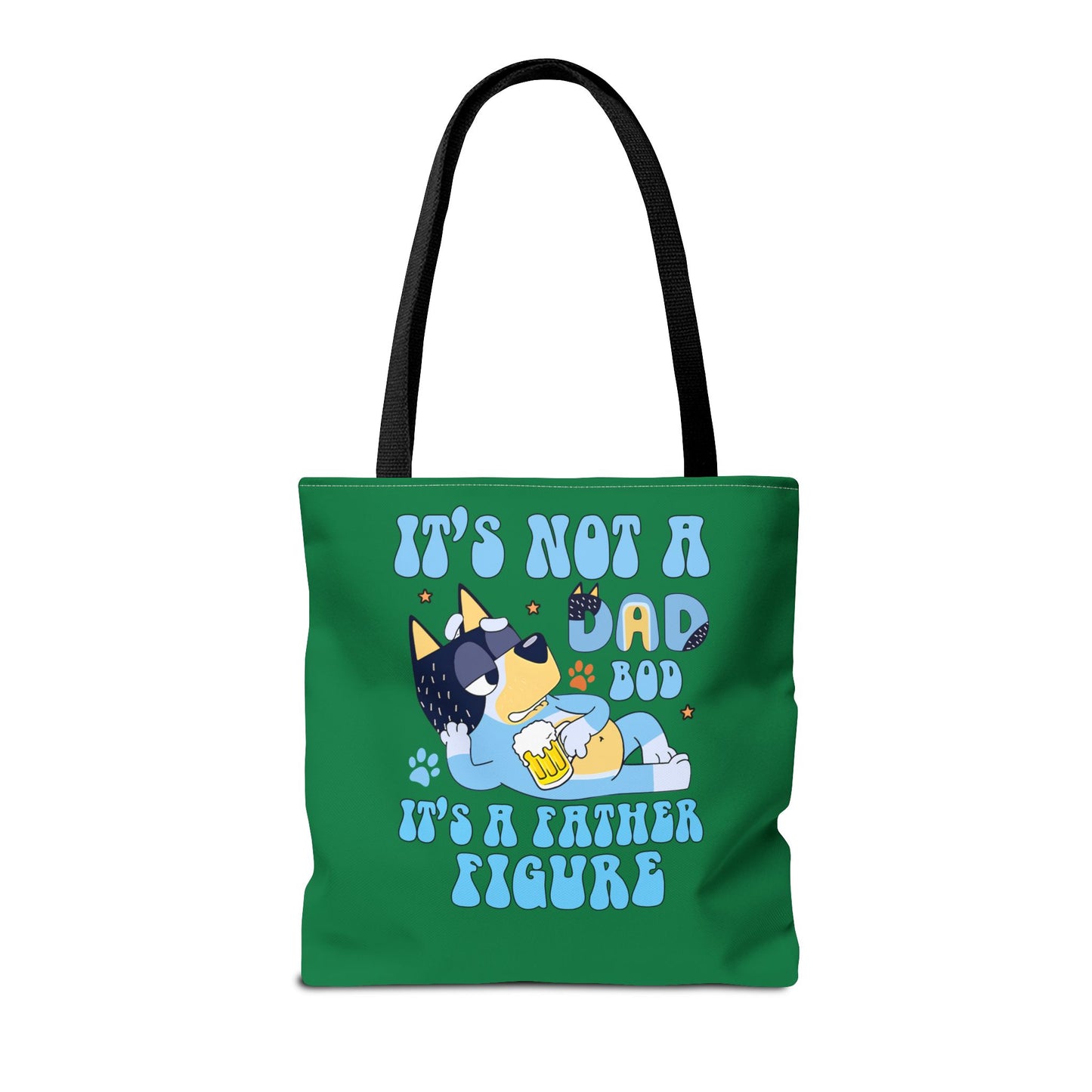 Princess Grace Funny Dad Tote Bag "It's Not a Dad Bod, It's a Father Figure"