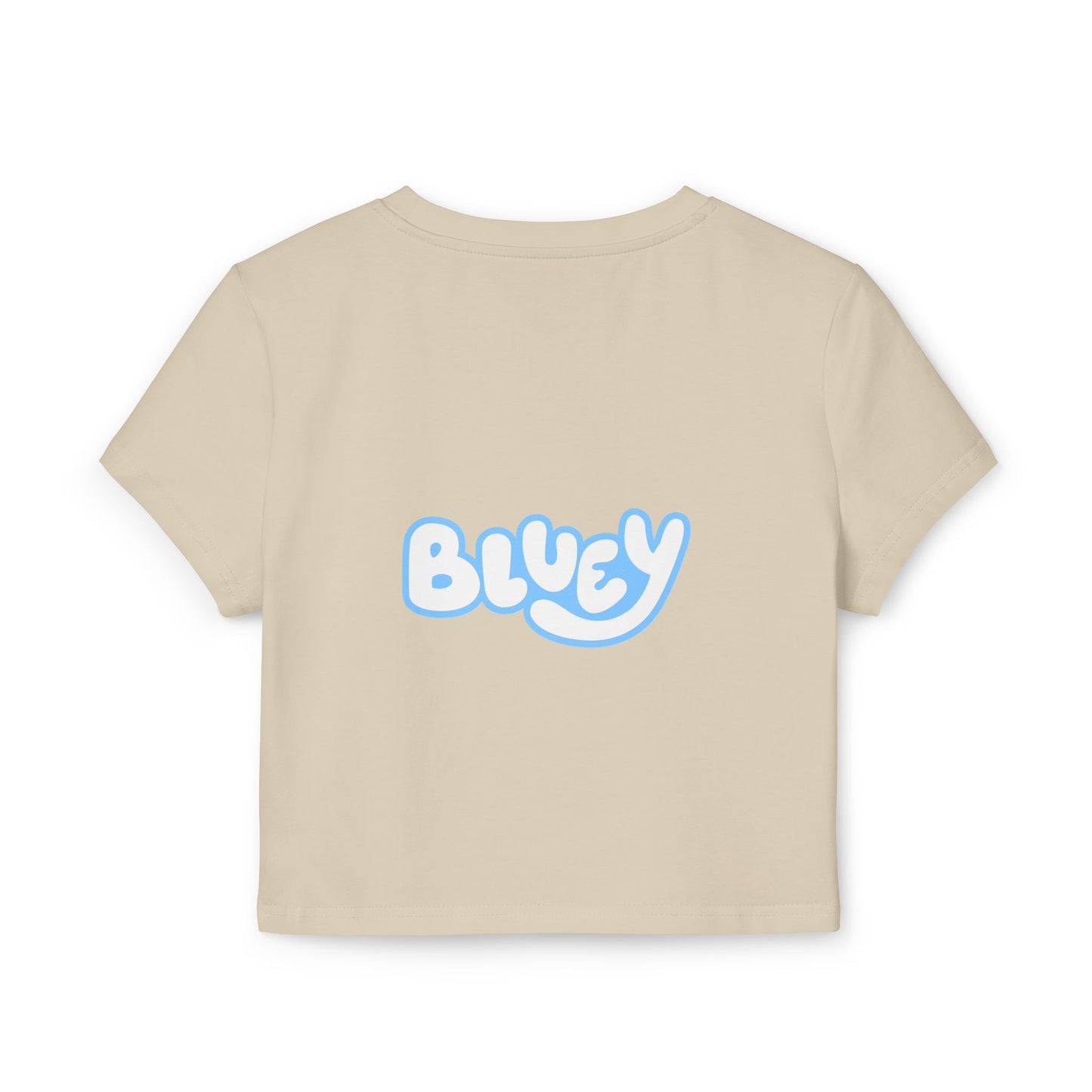 Princess Grace Cute Bluey Women's Baby Tee Playful Graphic Tee for Fans