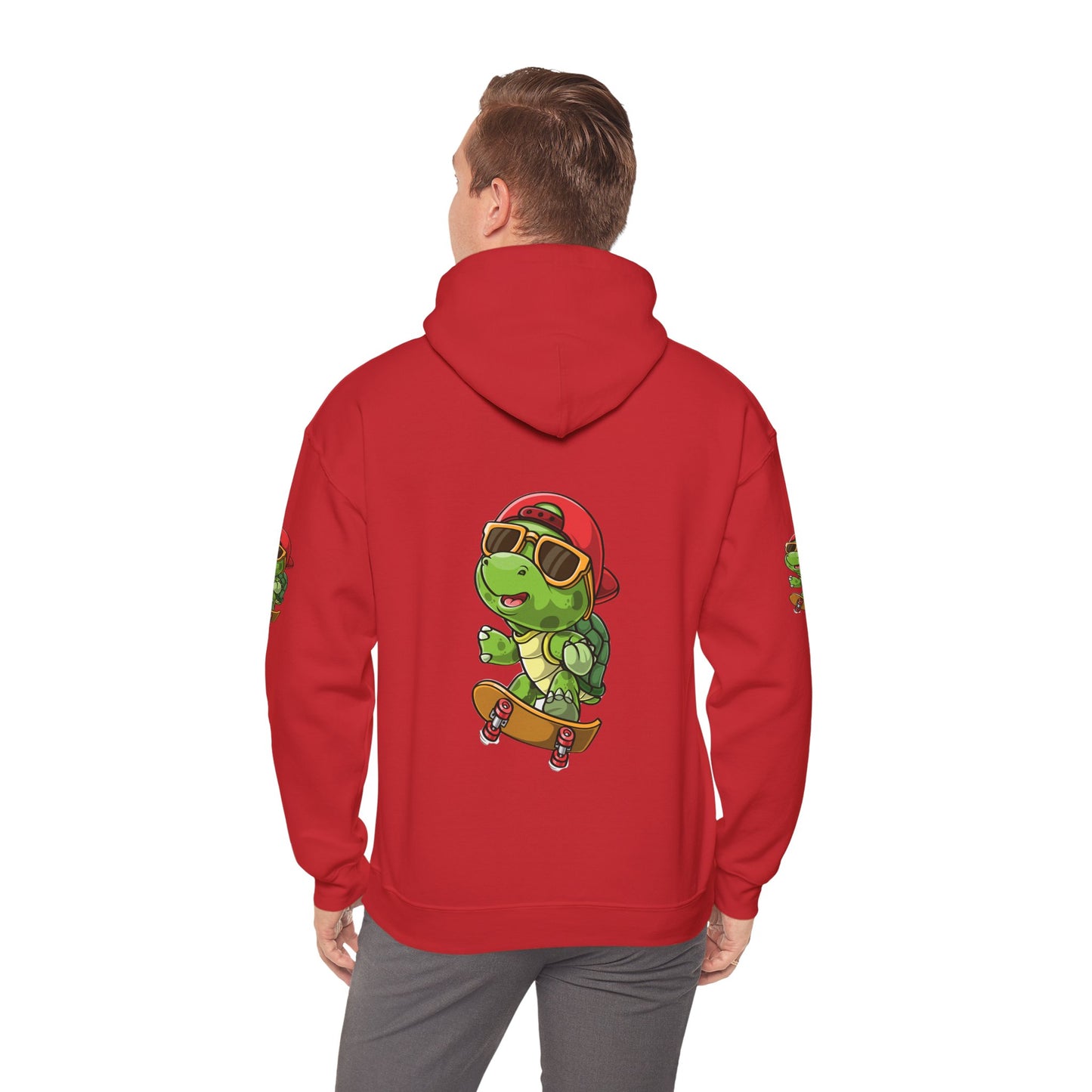 Princess Grace Cool Skateboarding Turtle Unisex Hoodie Fun and Stylish