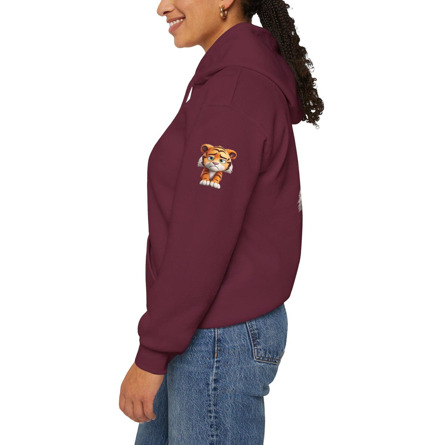 Princess Grace Cute Tiger Graphic Unisex Hoodie