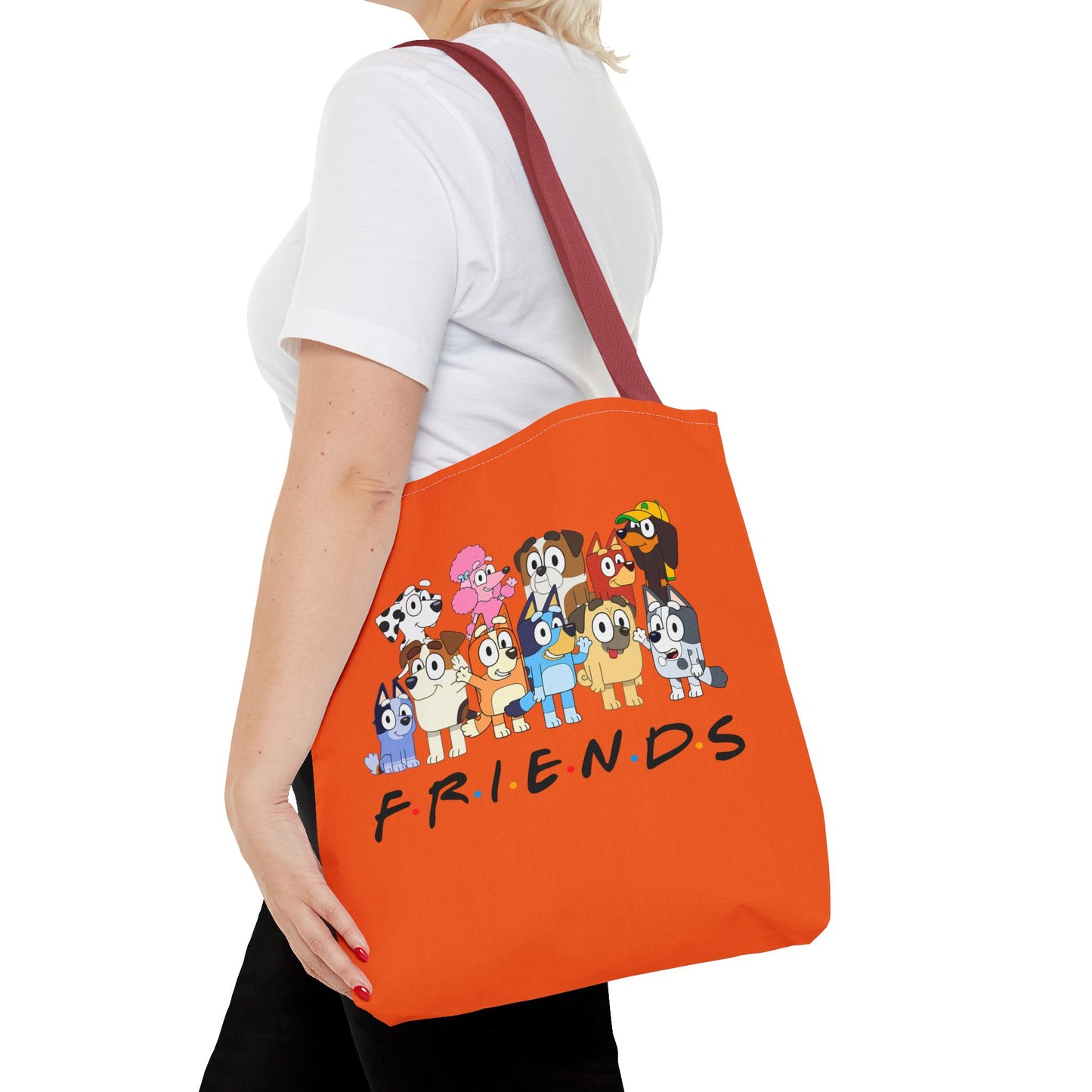 Princess Grace Bluey Playful Friends Tote Bag Perfect for Pet Lovers