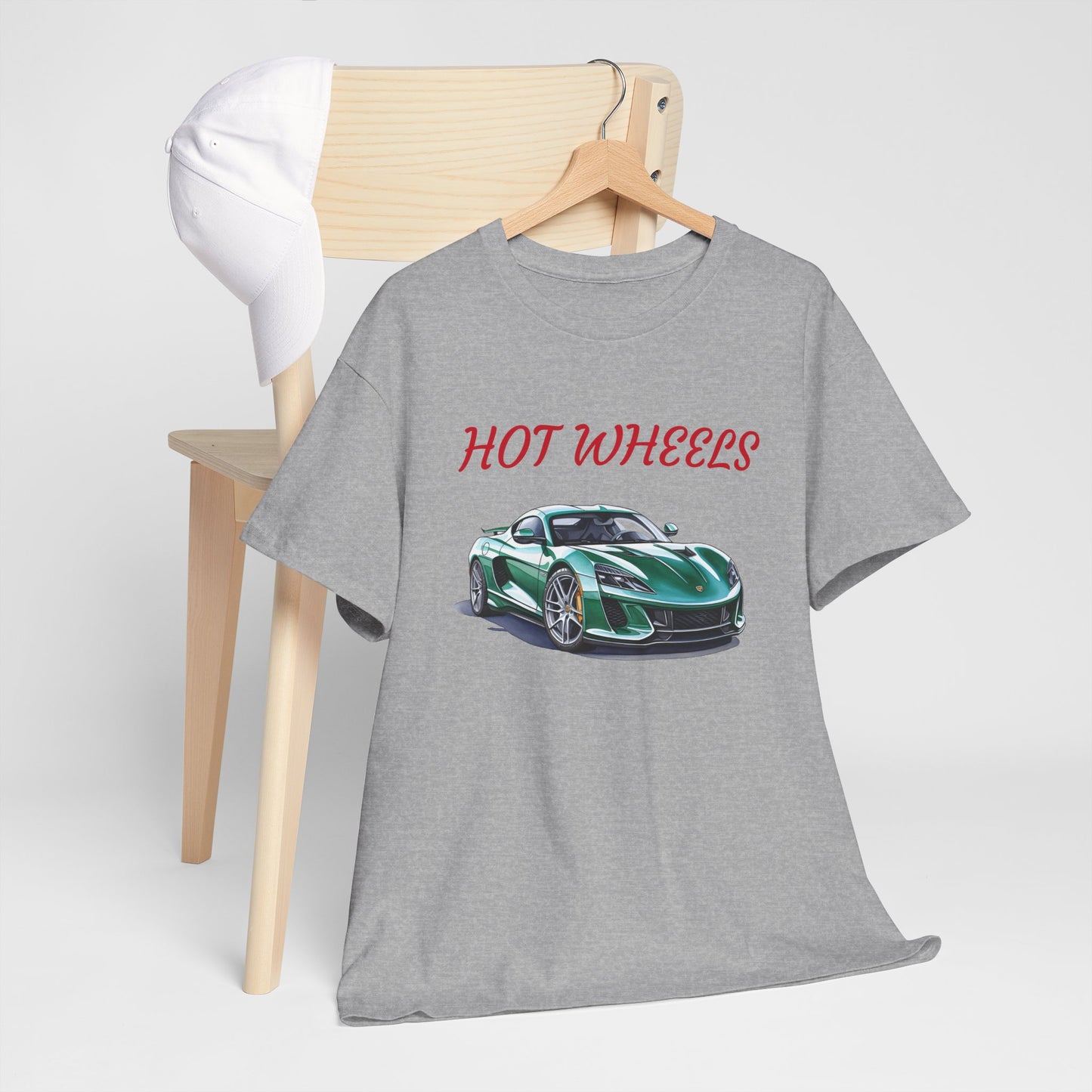 Princess Grace Hot Wheels Unisex Heavy Cotton Tee Car Lovers T-Shirt for Enthusiasts