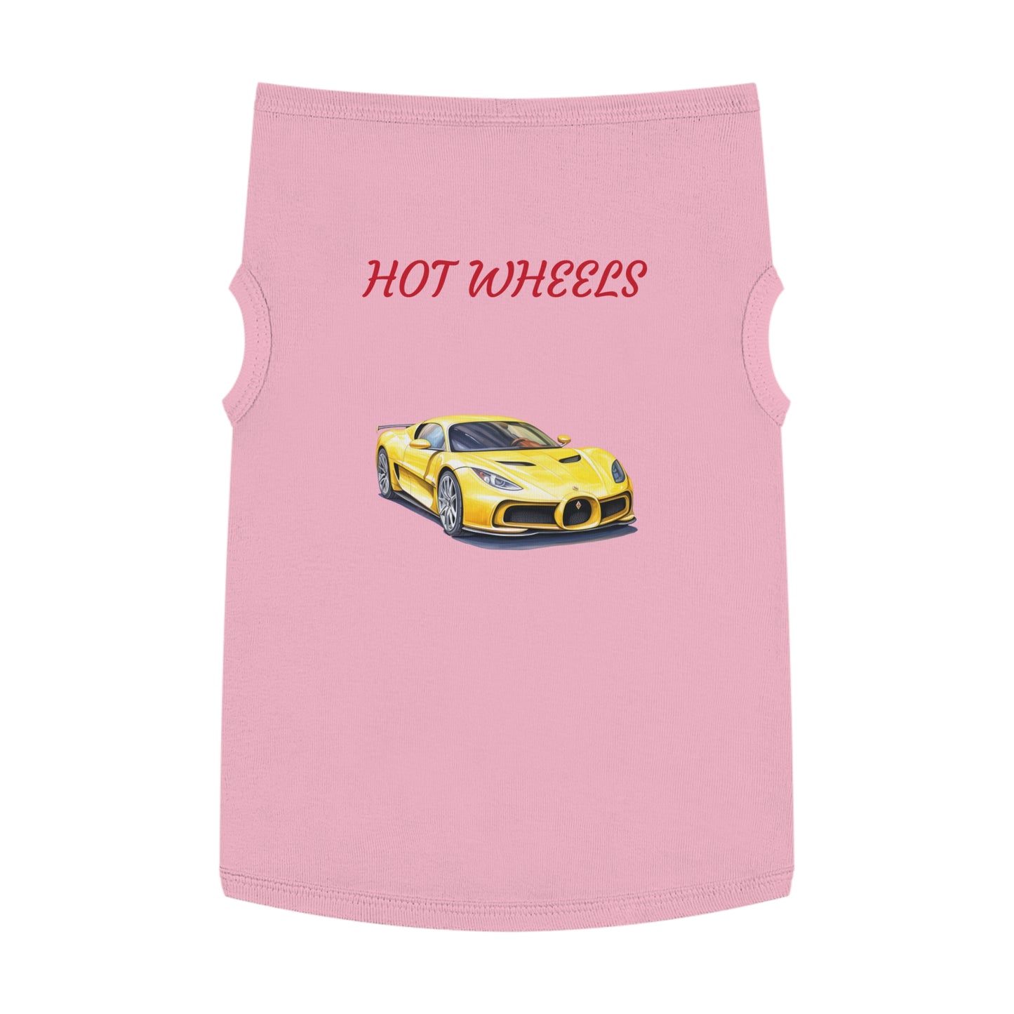Princess Grace Hot Wheels Pet Tank Top Stylish Dog Apparel for Car Lovers