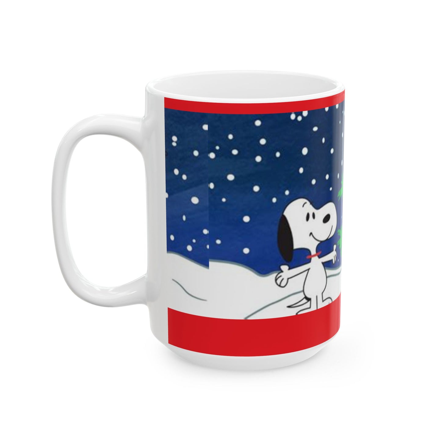 Princess Grace Whimsical Charlie Brown Christmas Ceramic Mug 11oz 15oz