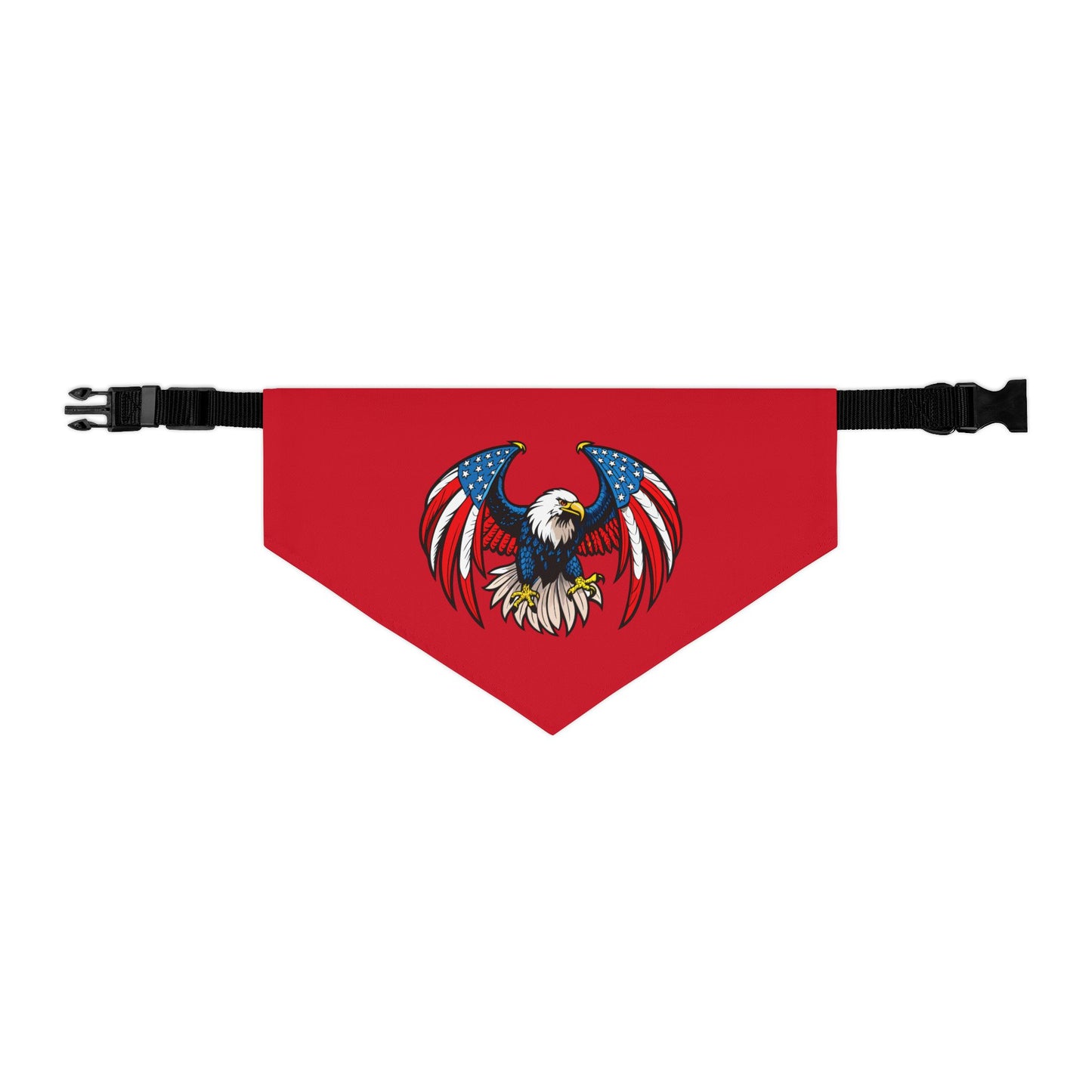 Princess Grace Patriotic Eagle Pet Bandana Stylish Dog Collar for Independence Day Celebrations