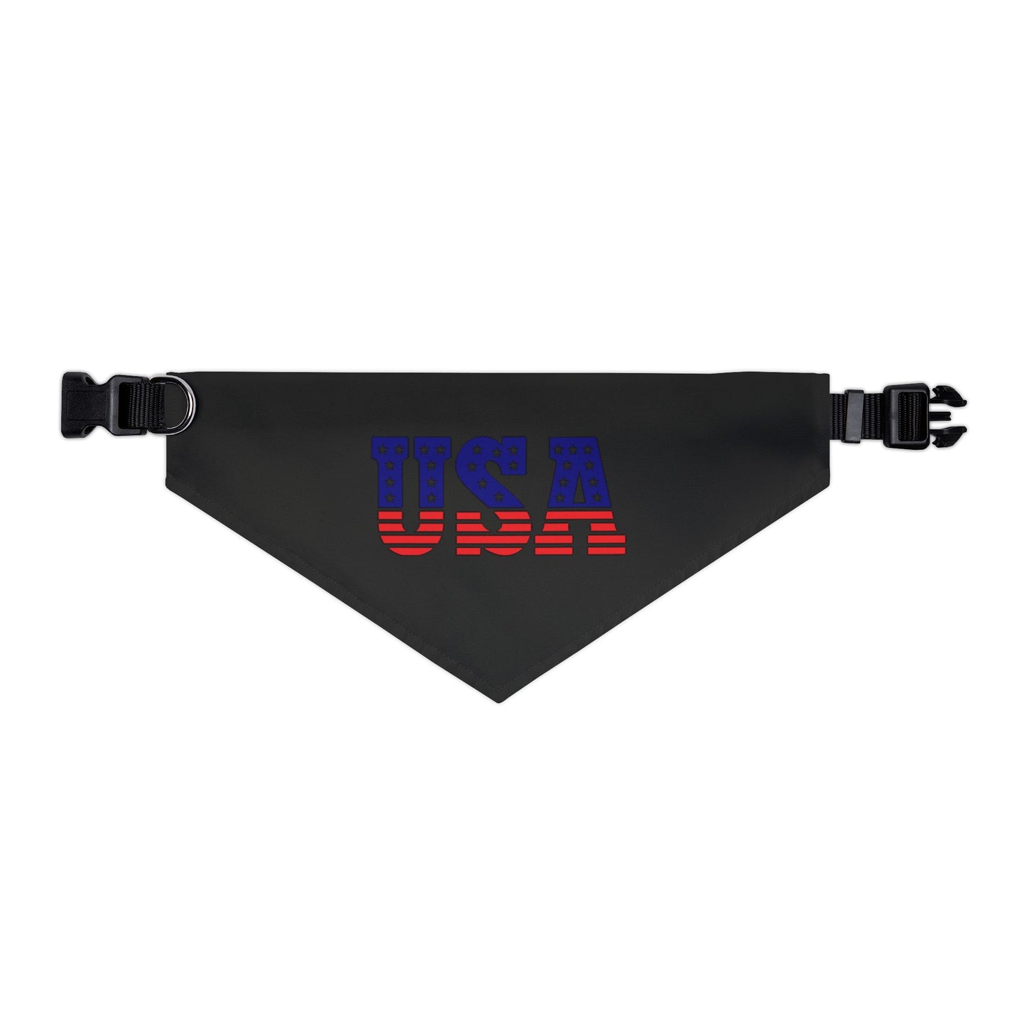 Princess Grace USA Flag Pet Bandana Collar Patriotic Dog Accessory