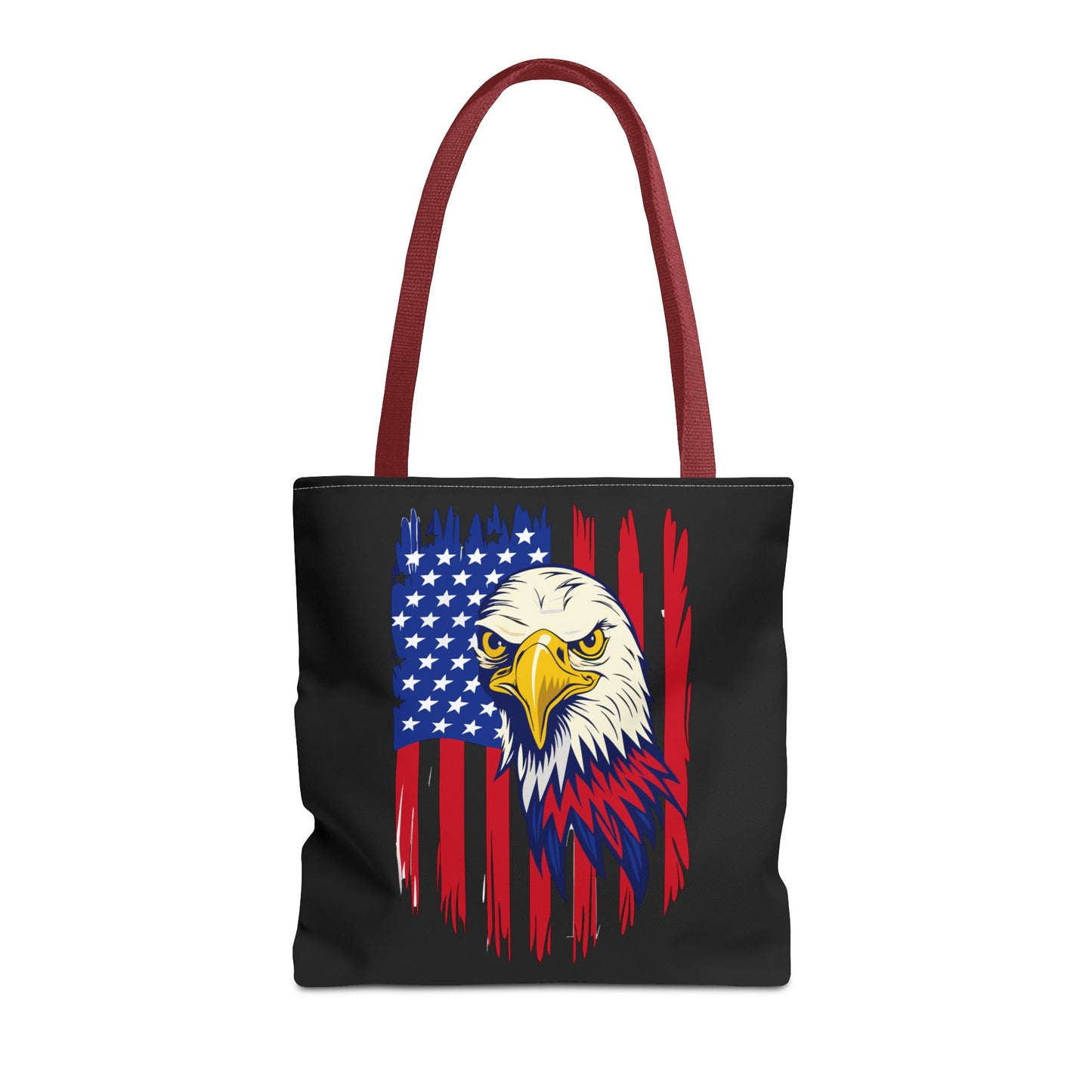 Princess Grace Patriotic Eagle Tote Bag USA Flag Design for Independence Day and Everyday Use