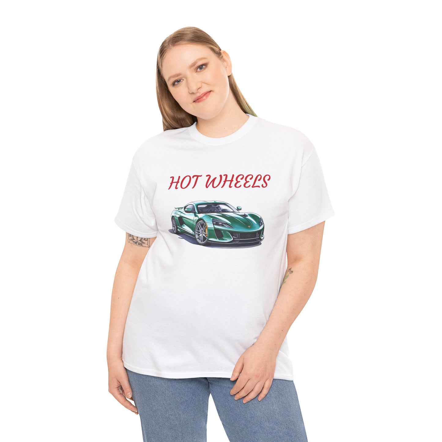 Princess Grace Hot Wheels Unisex Heavy Cotton Tee Car Lovers T-Shirt for Enthusiasts
