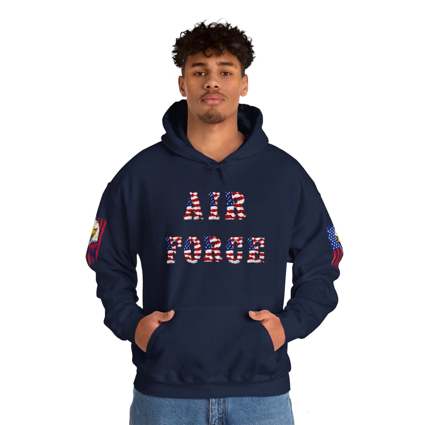 Princess Grace Unisex Air Force Hoodie with Eagle Design