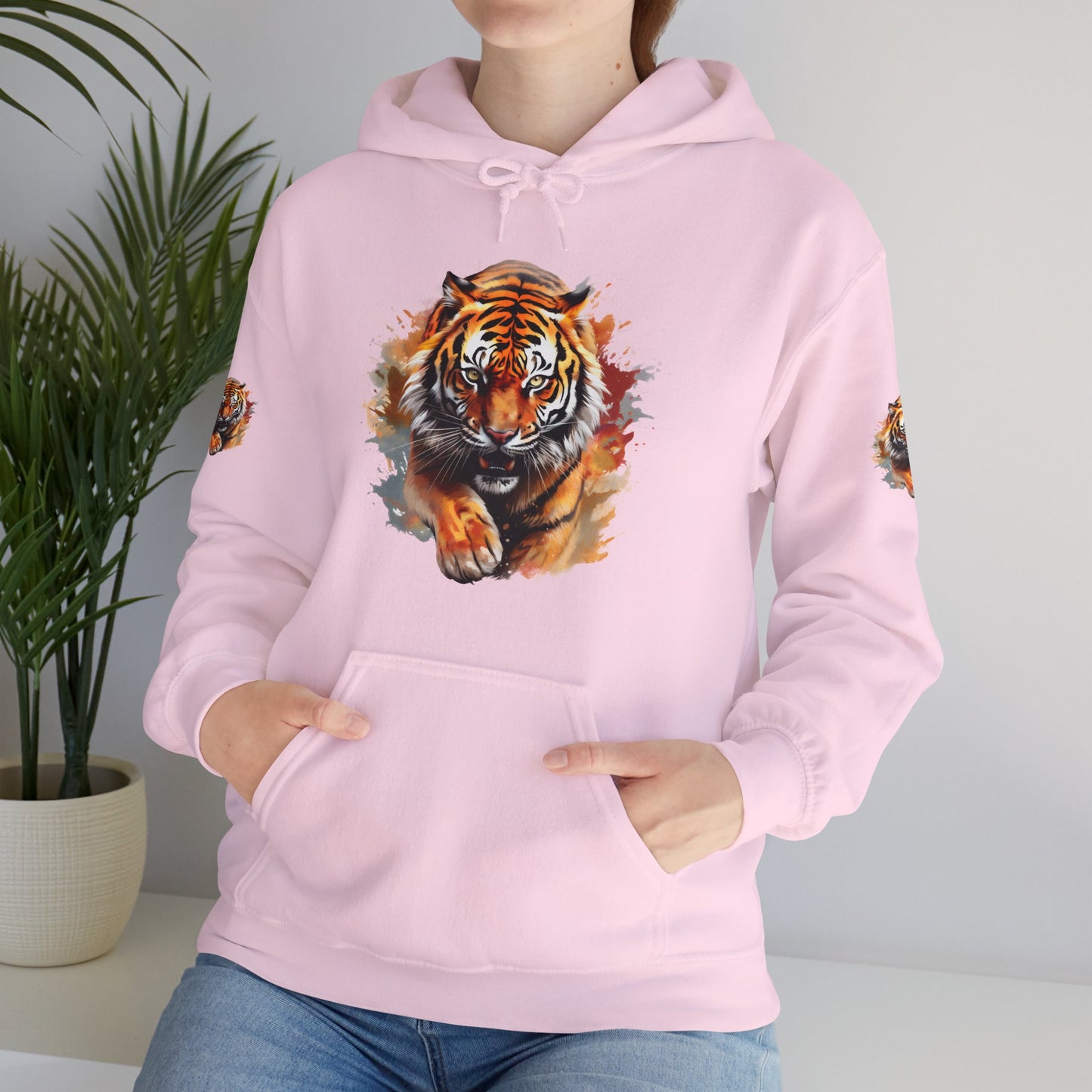Princess Grace Fierce Tiger Graphic Unisex Heavy Blend Hoodie