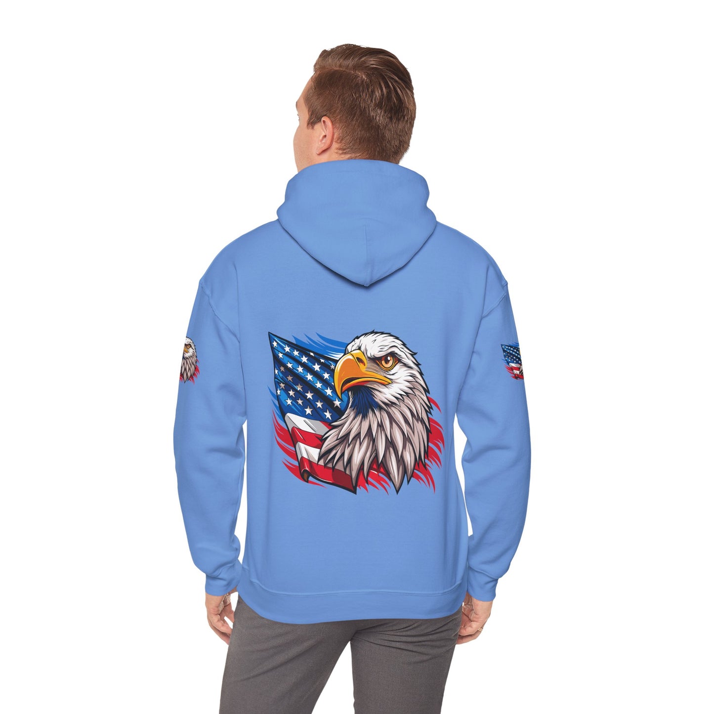 Princess Grace Patriotic Eagle Unisex Heavy Blend Hoodie