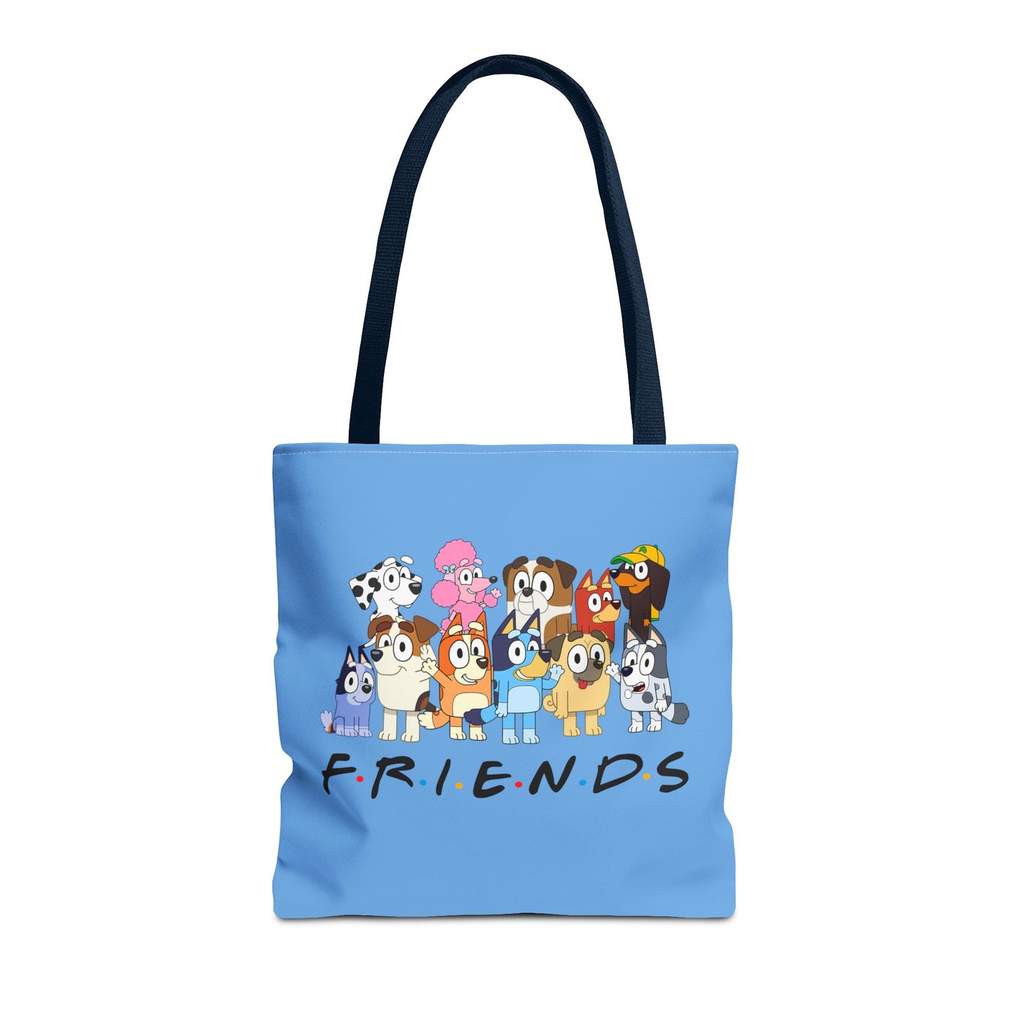 Princess Grace Bluey Cute Cartoon Friends Tote Bag Perfect for Animal Lovers