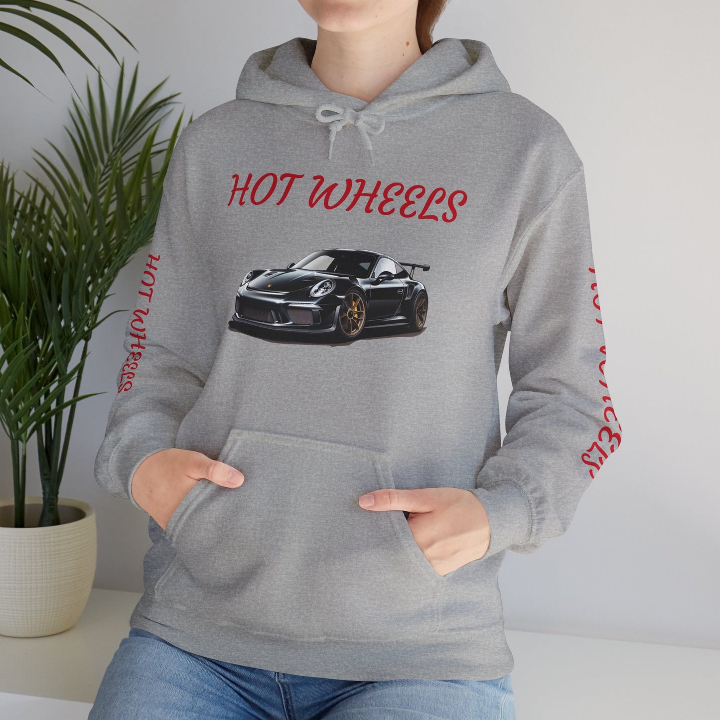 Princess Grace Hot Wheels Unisex Hooded Sweatshirt Passion for Cars and Racing Enthusiasts
