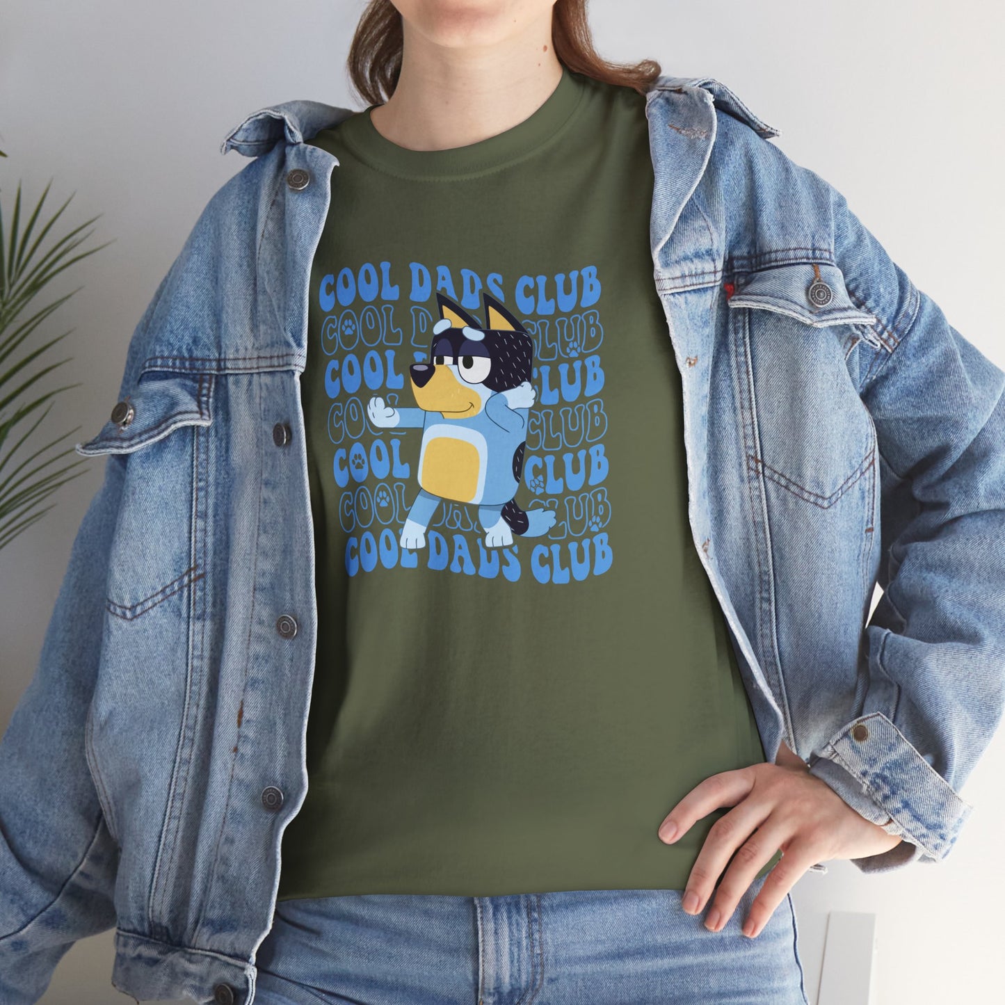 Princess Grace Bluey Cool Dads Club Unisex Heavy Cotton Tee