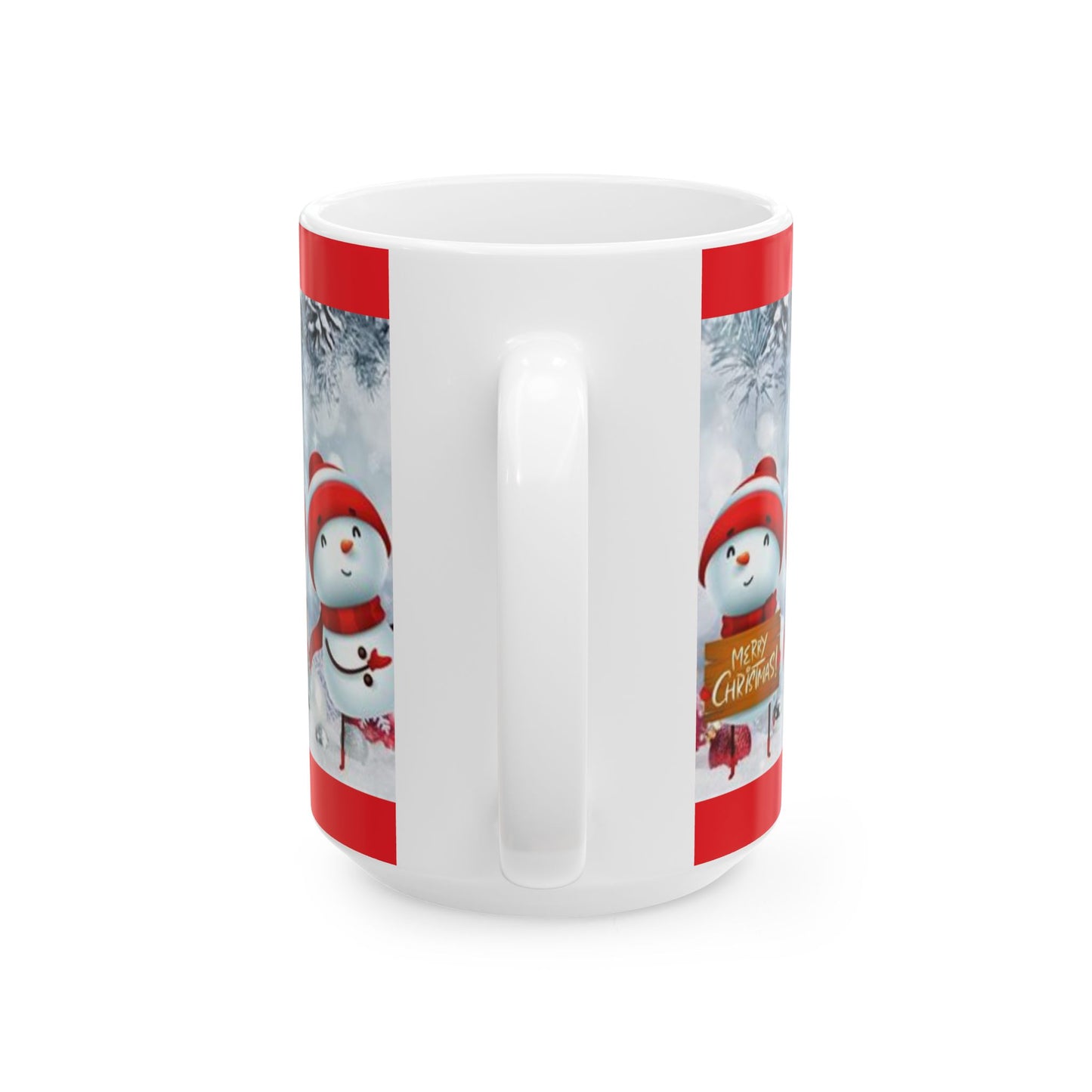 Princess Grace Festive Snowman Ceramic Mug 11oz & 15oz Perfect Christmas Gift