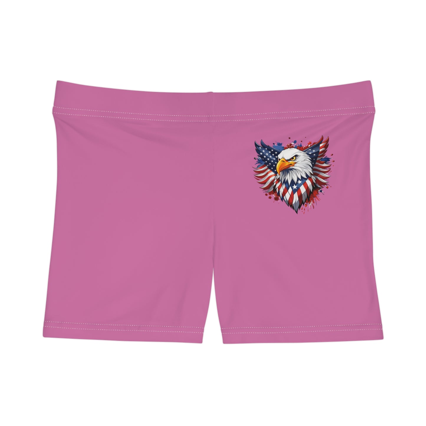 Princess Grace Patriotic Eagle Women's Shorts Comfortable & Stylish Activewear